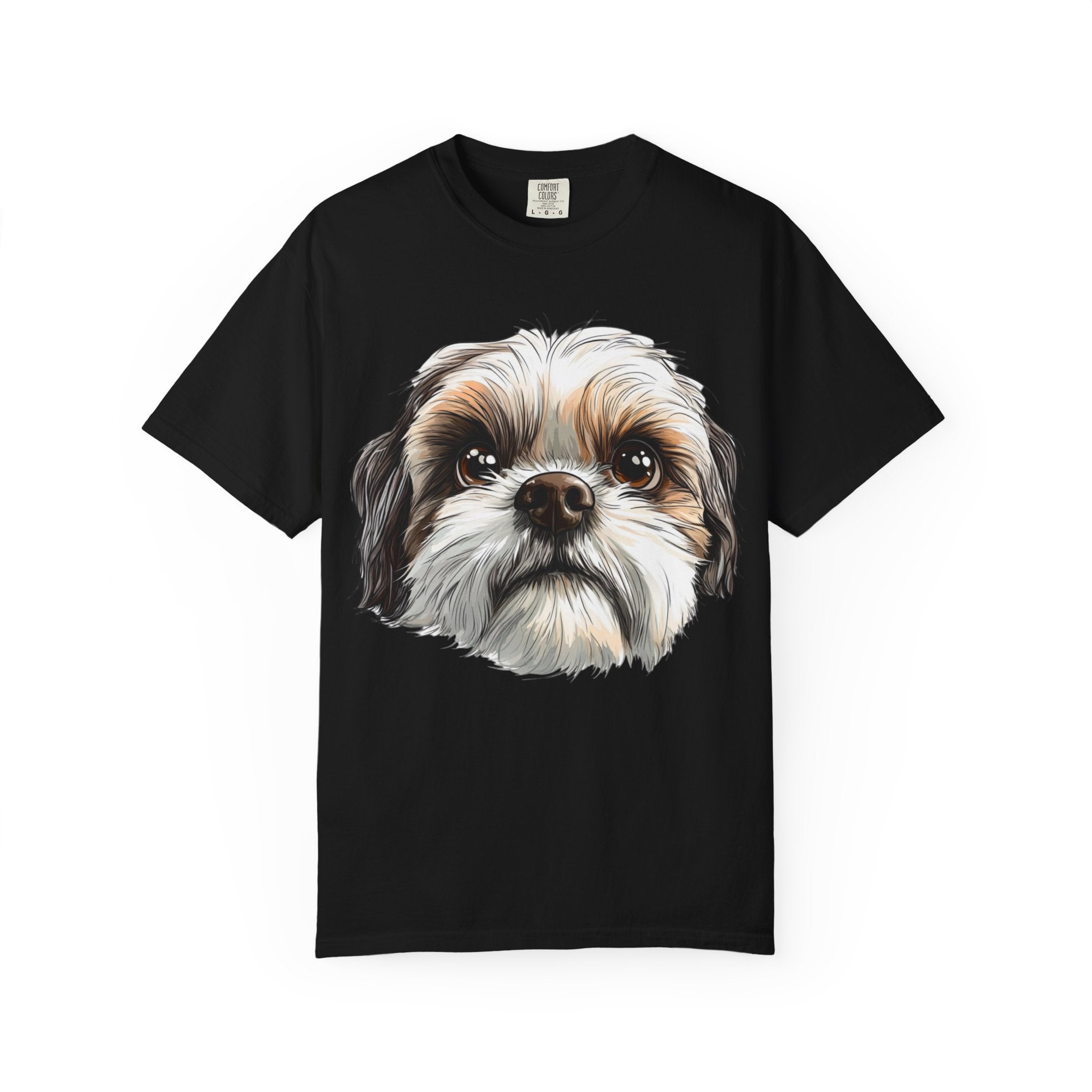 Soulful Pup Portrait Tee – Unisex Dog Lover Graphic T-Shirt