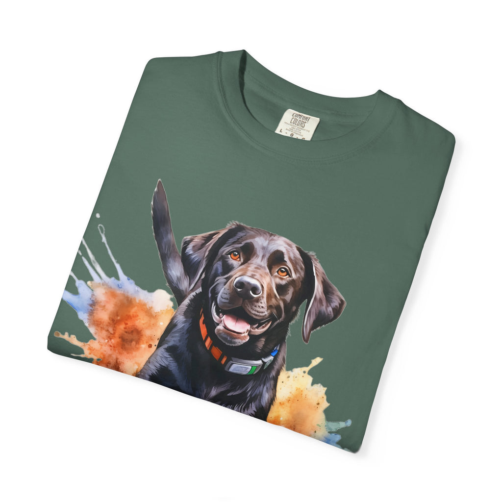 Happy Run Labrador Tee – Unisex Dog Lover Graphic T-Shirt