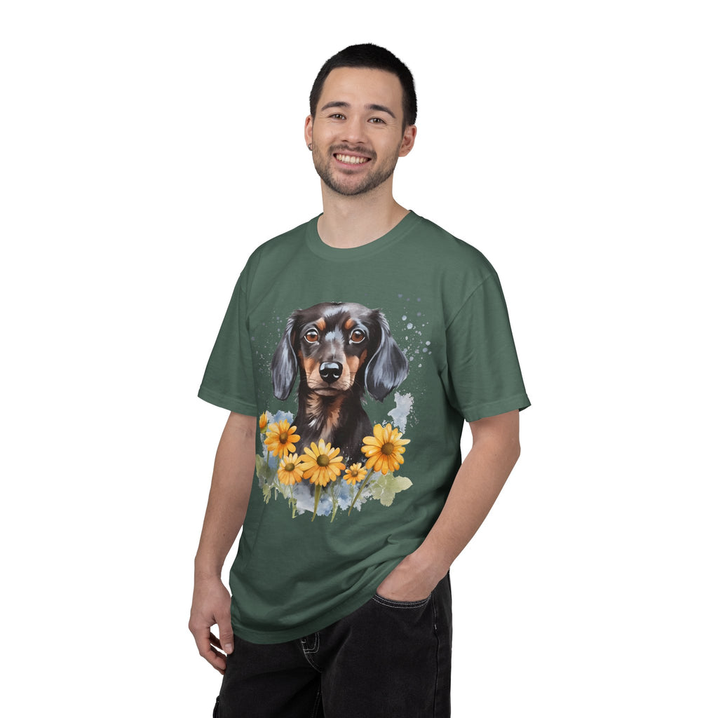 Petals & Paws Tee – Unisex Dog Lover Graphic T-Shirt