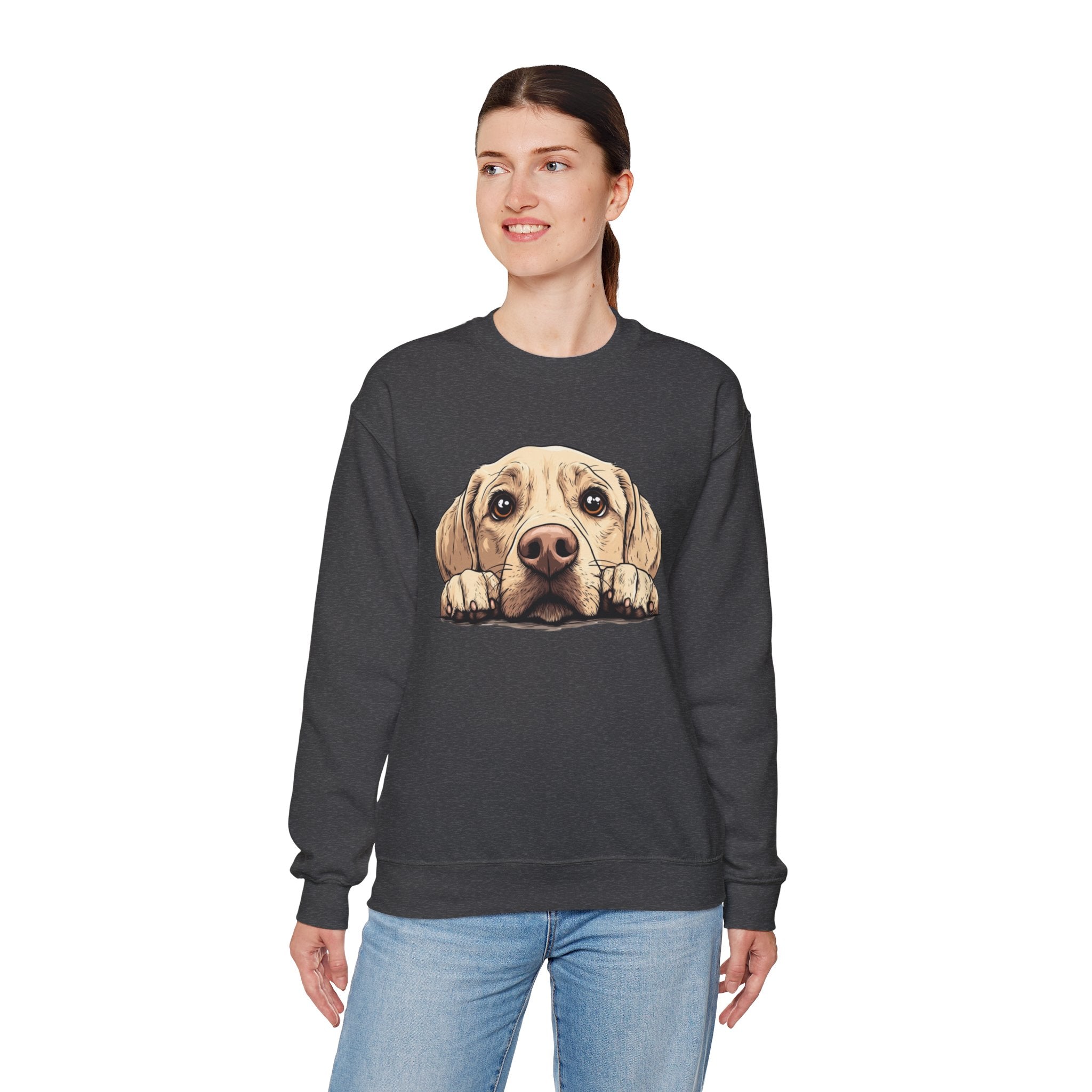 24 Sweatshirt - Cute Labrador Puppy Peeking T-Shirt