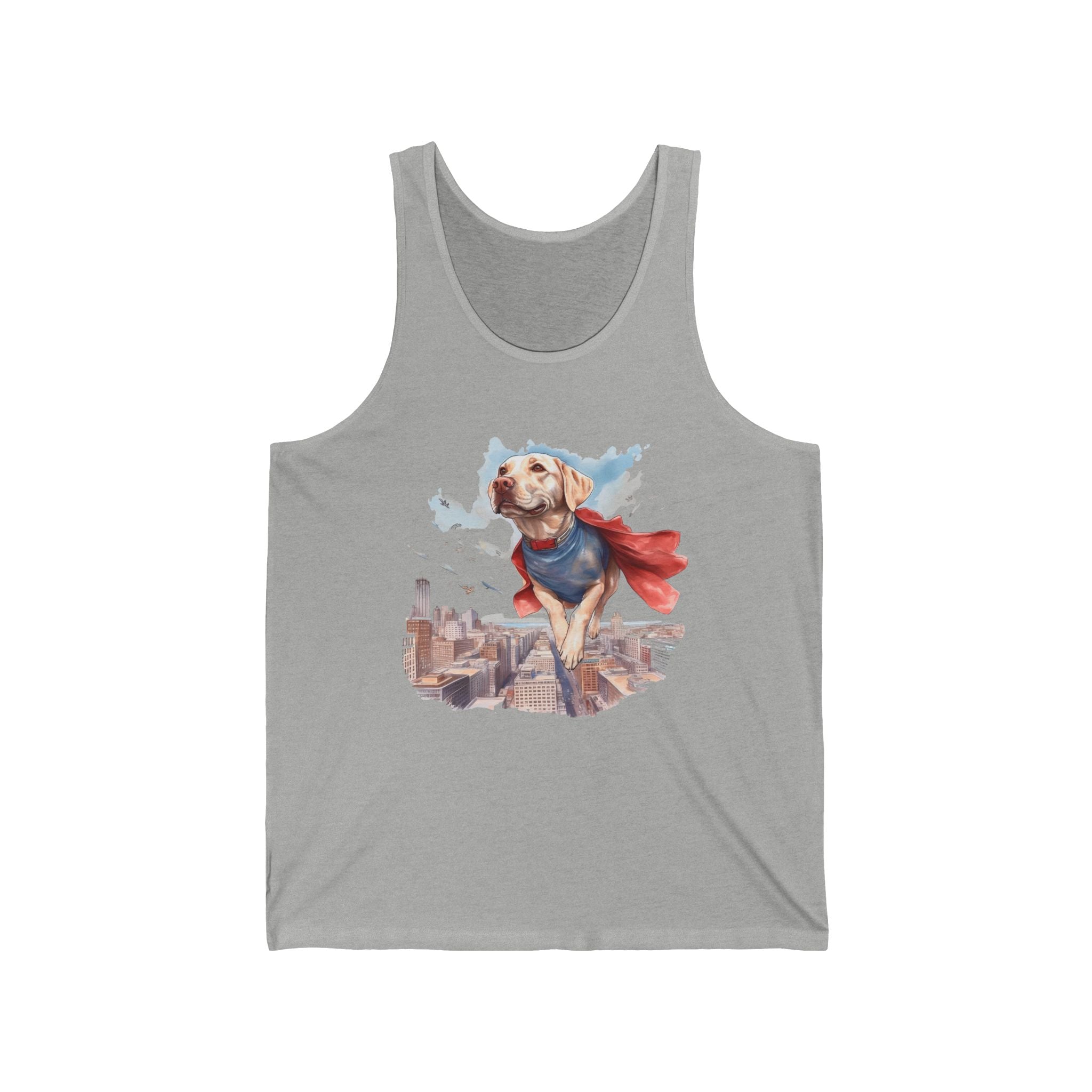 14 Tank - Superhero Labrador Retriever | Flying Lab Dog Tank Top
