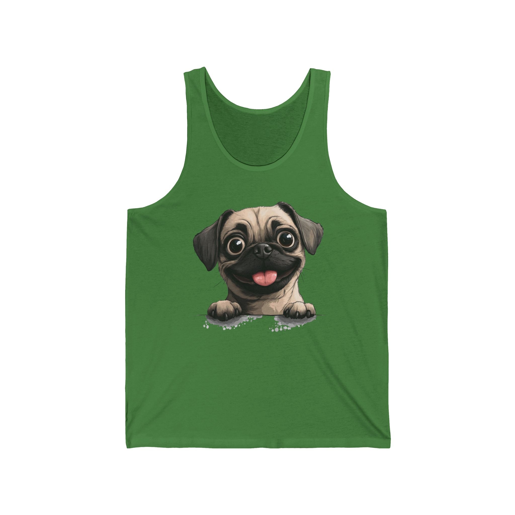 41 Tank - Happy Pug Peek | Wildsyde Dog Tank Top