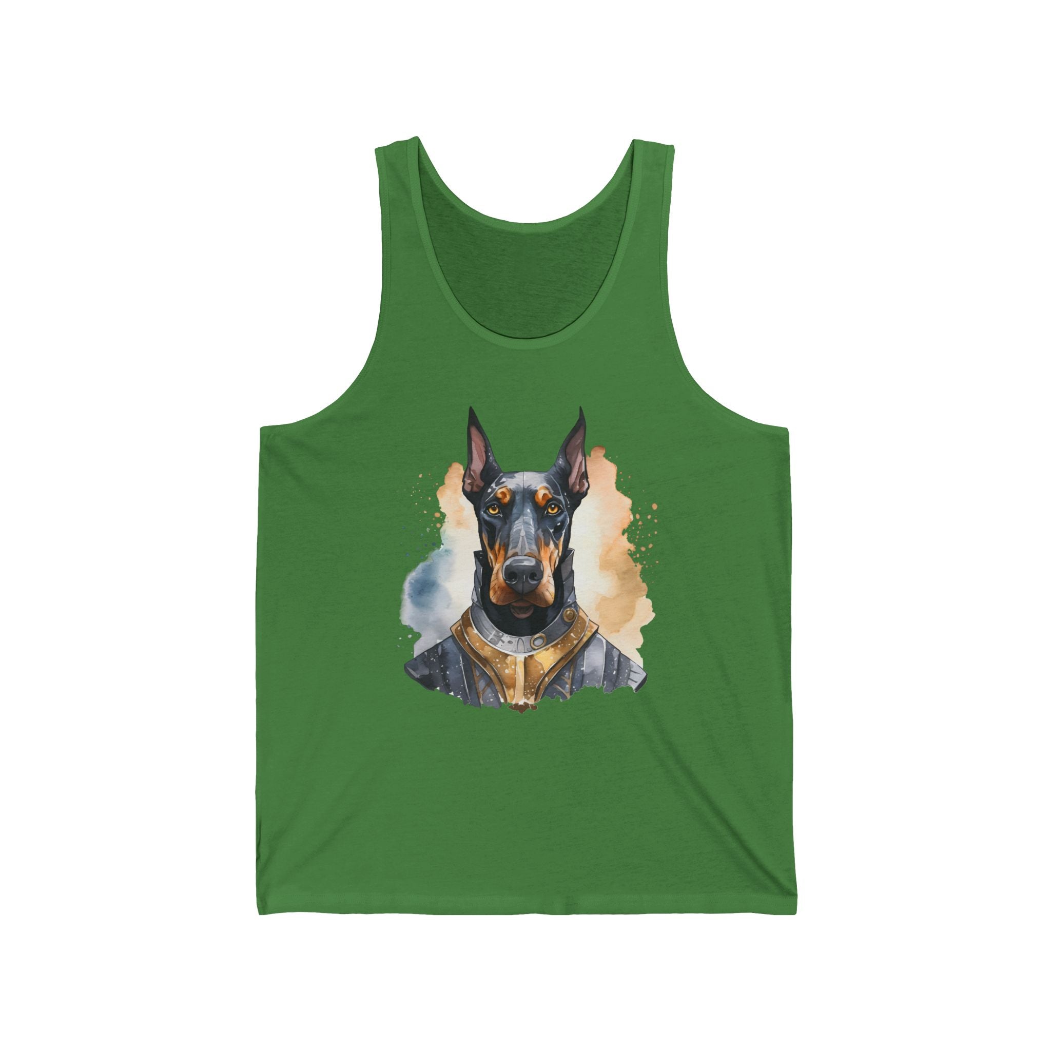 16 Tank - Doberman Pinscher Portrait | Strong Breed Dog Tank Top