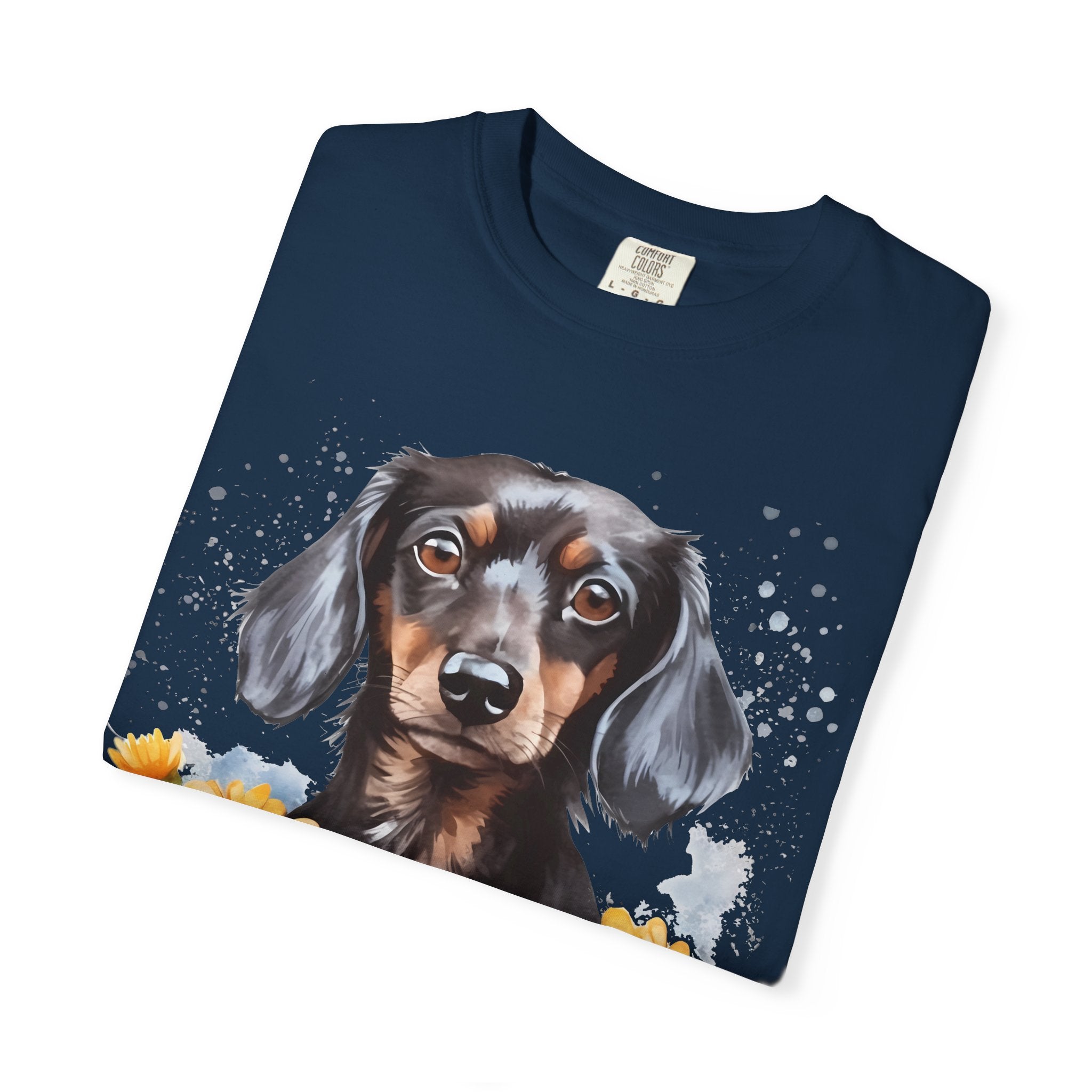 Petals & Paws Tee – Unisex Dog Lover Graphic T-Shirt