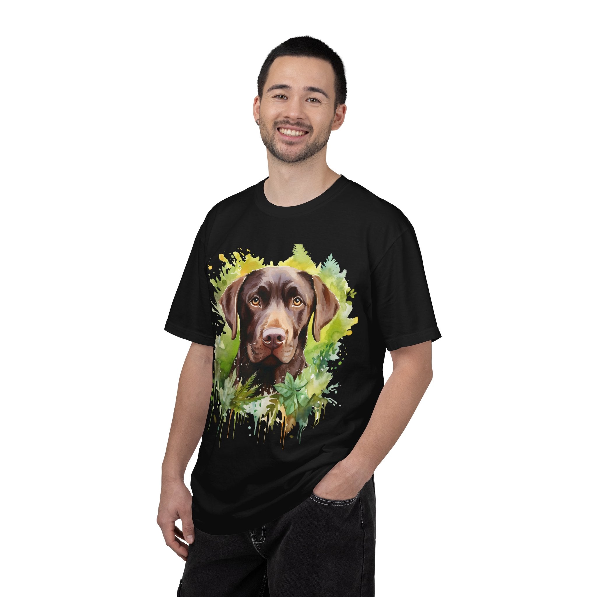 Floral Pup Tee – Unisex Dog Lover Graphic T-Shirt