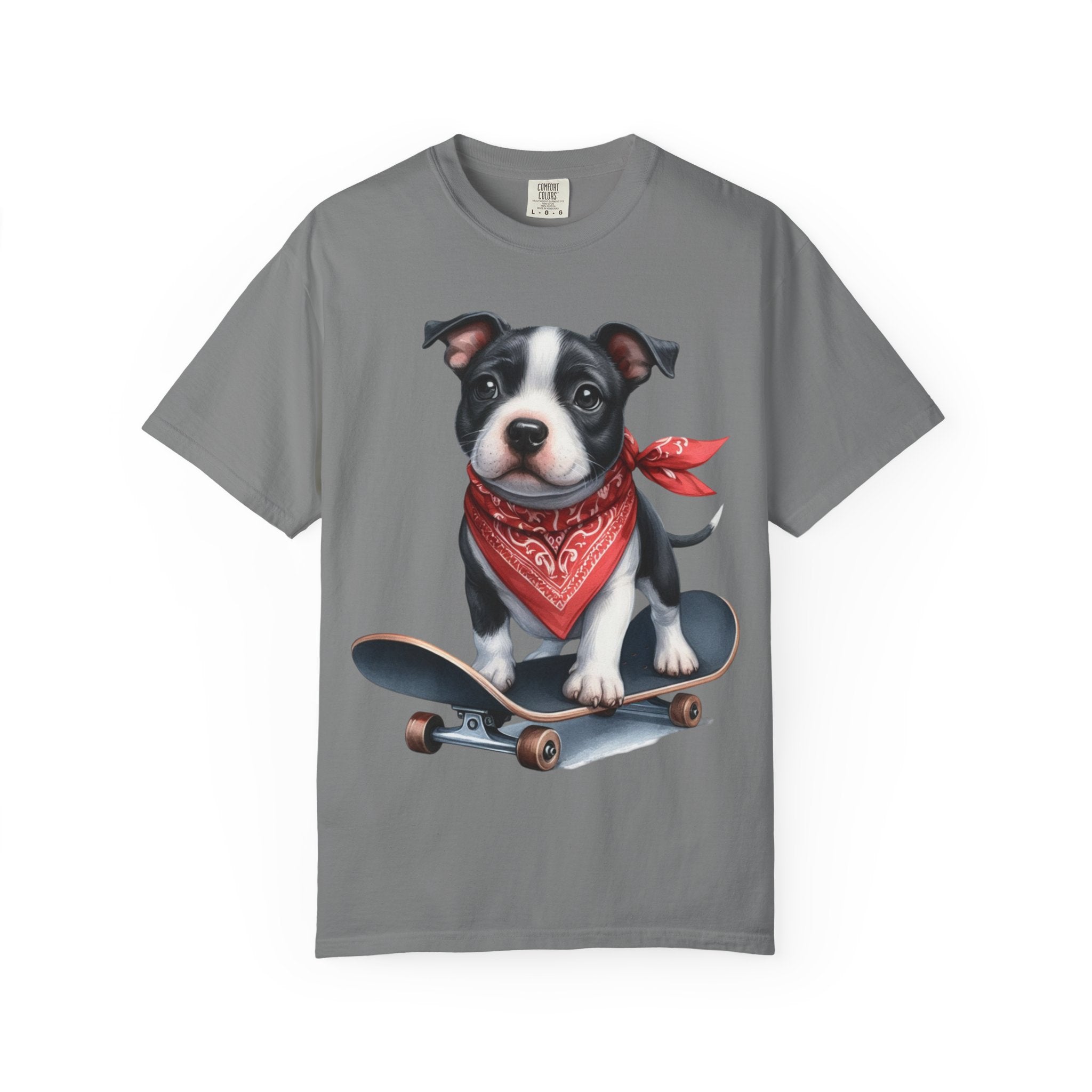Skater Pup Graphic Tee – Unisex Dog Lover T-Shirt