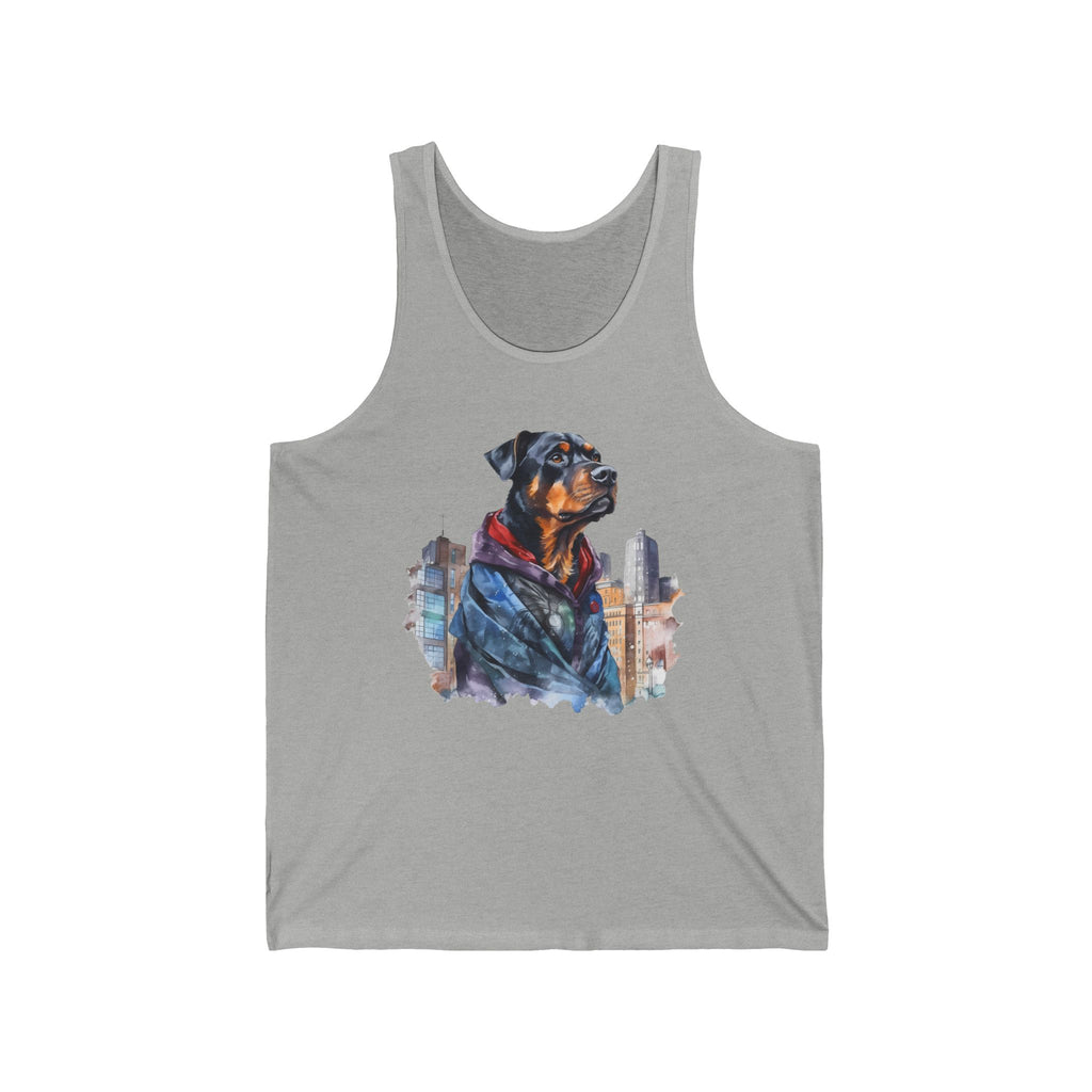 45 Tank - Urban Rottweiler Guardian | Rottweiler City Tank Top