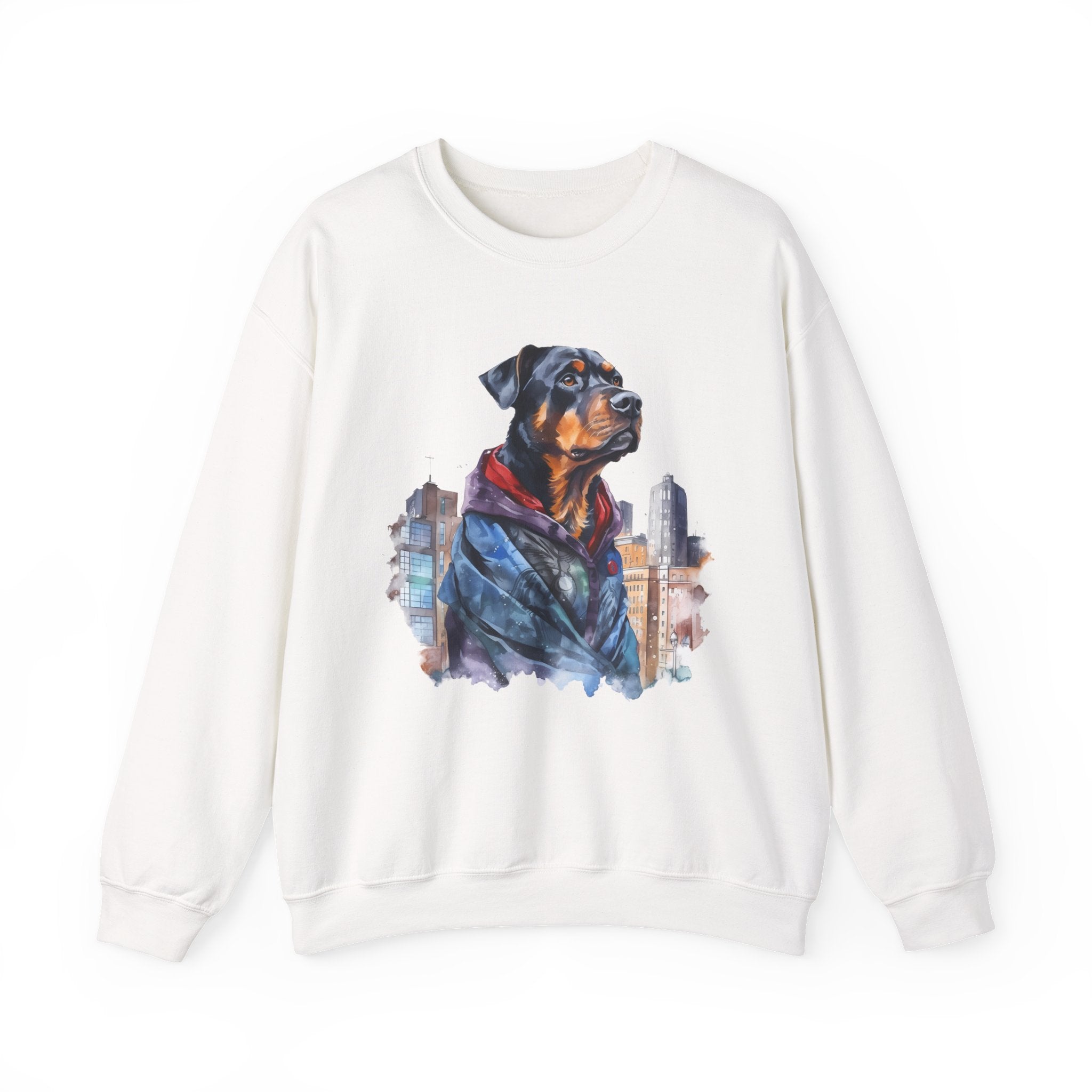 45 Sweatshirt - Rottweiler Streetwear Sweatshirt | Urban Rottie Crewneck | Cool Dog Apparel | Rottweiler Lover Gift | Wildsyde Apparel