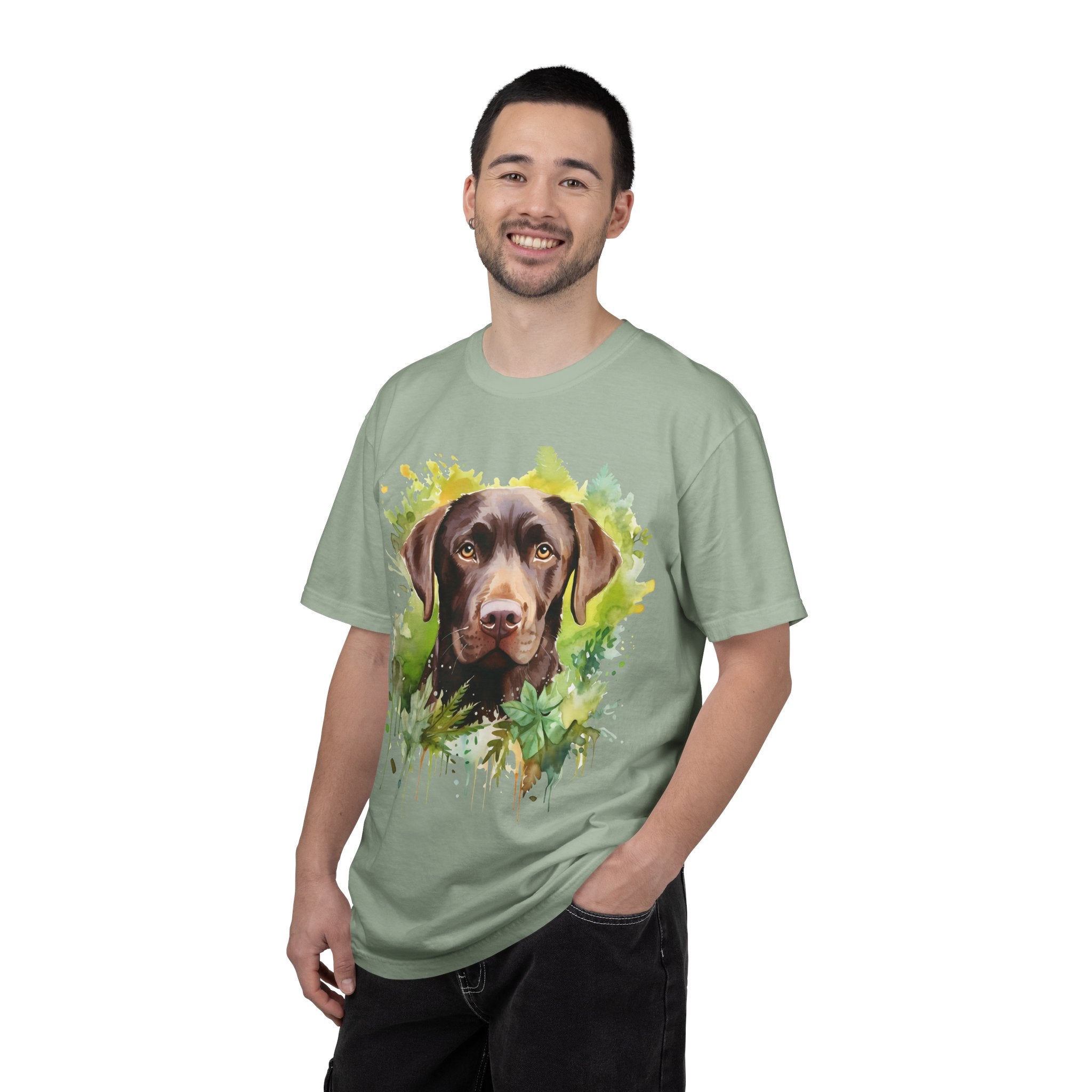 Floral Pup Tee – Unisex Dog Lover Graphic T-Shirt