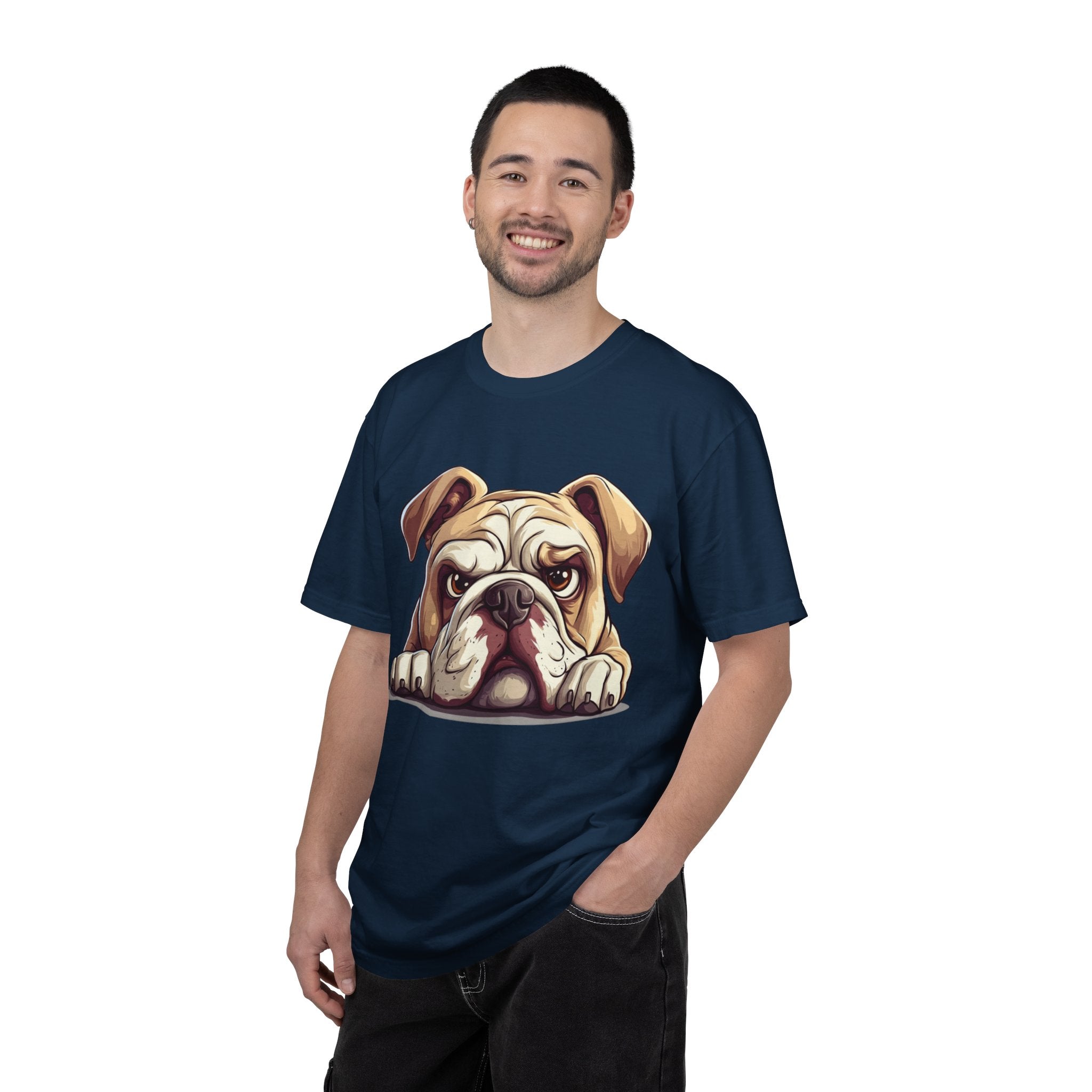 40 Tee - Grumpy Pup Portrait Tee – Unisex Dog Lover Graphic T-Shirt