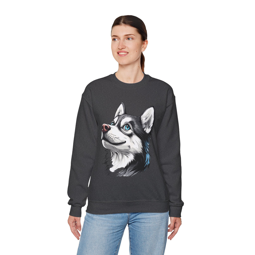 27 Sweatshirt - Siberian Husky Portrait T-Shirt