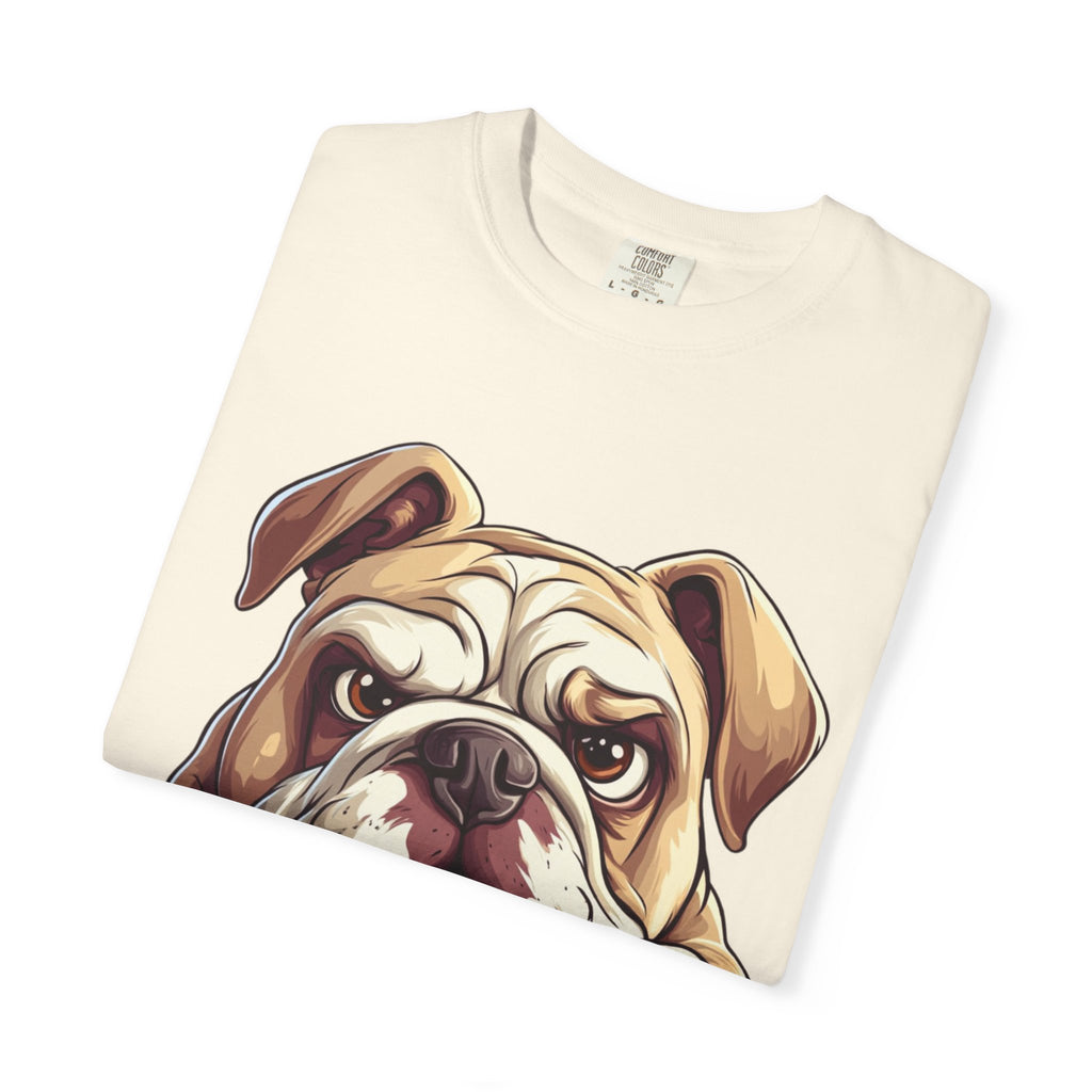 40 Tee - Grumpy Pup Portrait Tee – Unisex Dog Lover Graphic T-Shirt