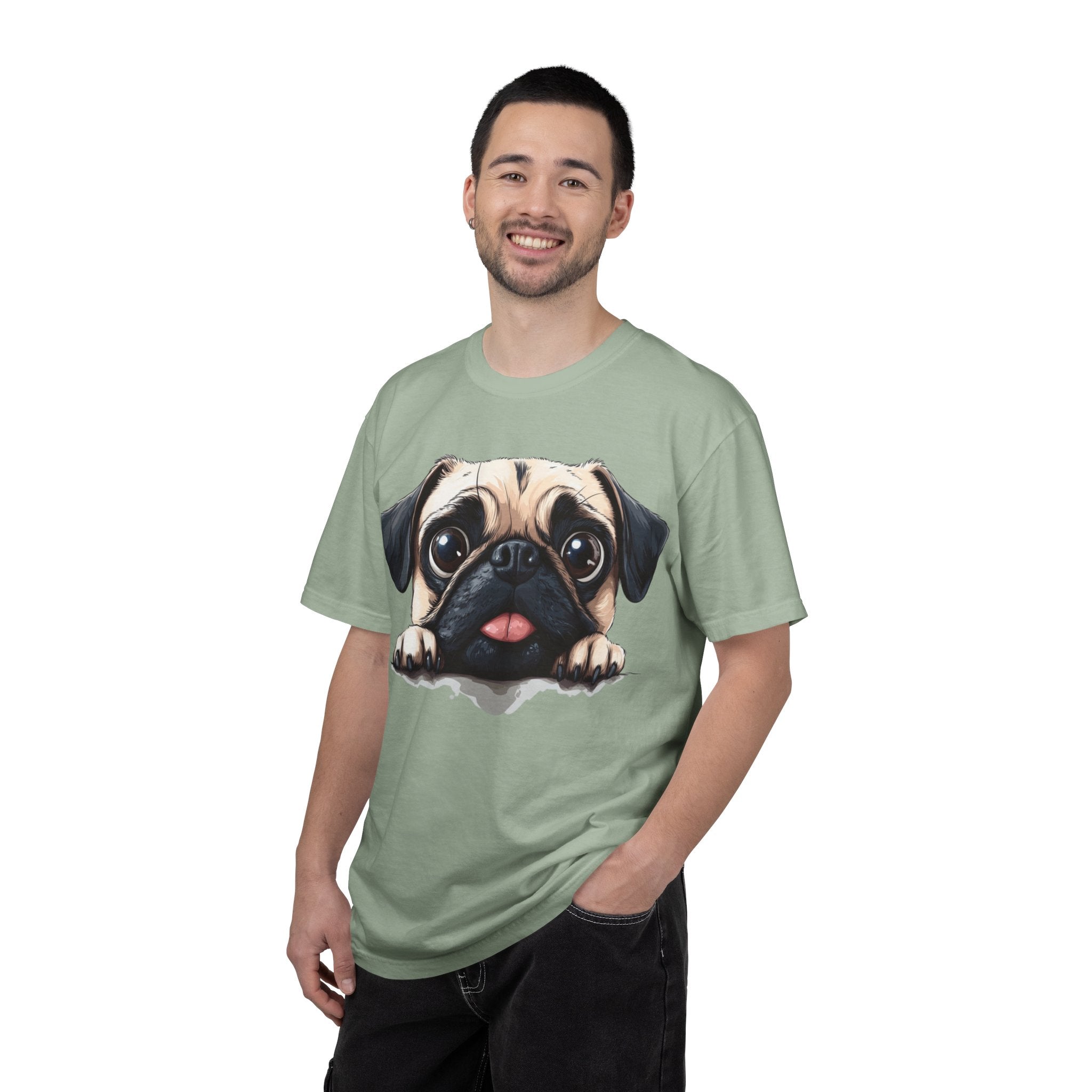 25 Tee - Puppy Charm Portrait Tee – Unisex Dog Lover Graphic T-Shirt