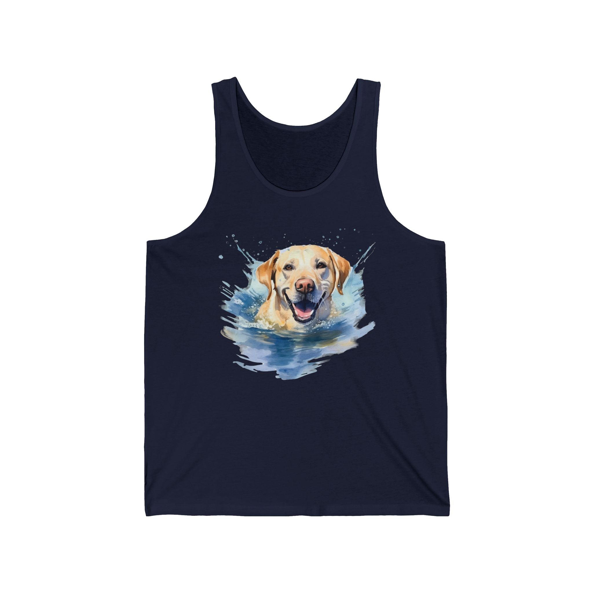 42 Tank - Yellow Labrador Retriever | Water Lover Dog Tank Top