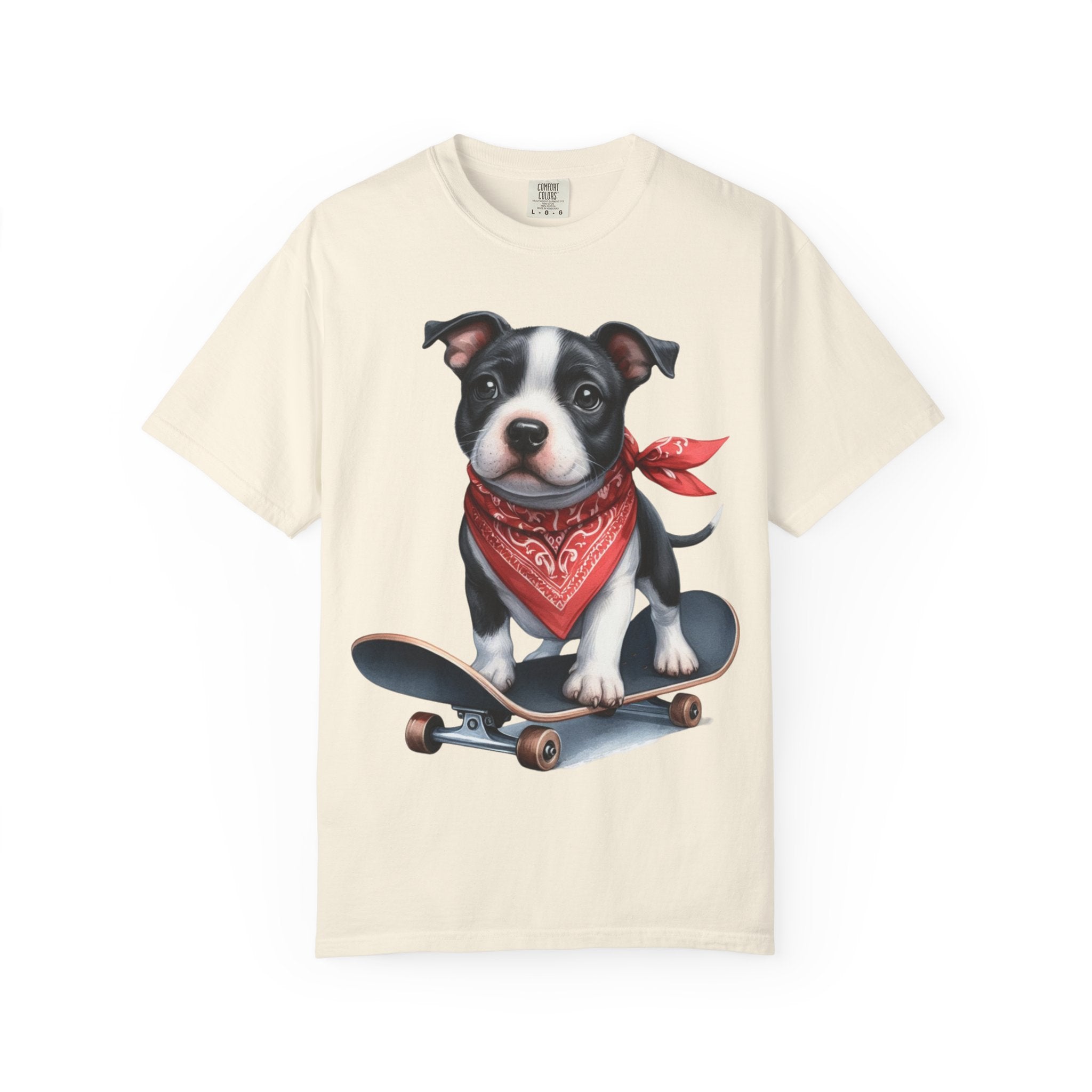 Skater Pup Graphic Tee – Unisex Dog Lover T-Shirt