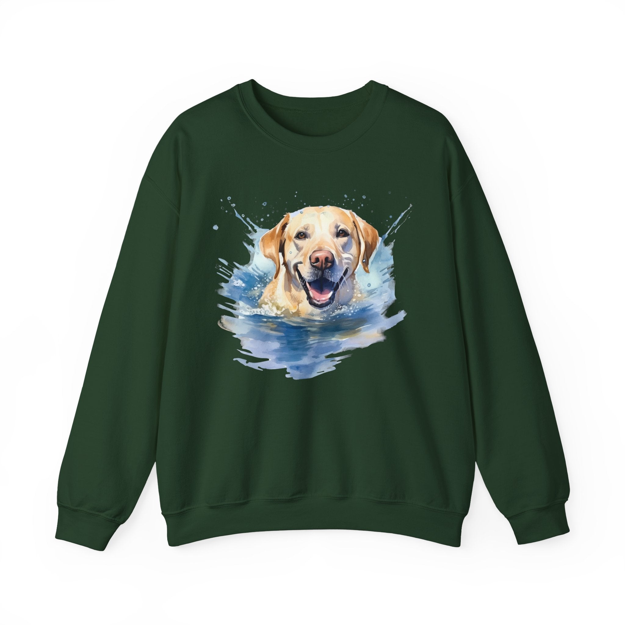 42 Sweatshirt -Happy Labrador Sweatshirt | Lab Retriever Crewneck | Water Dog Sweatshirt | Funny Lab Lover Gift | Wildsyde Apparel