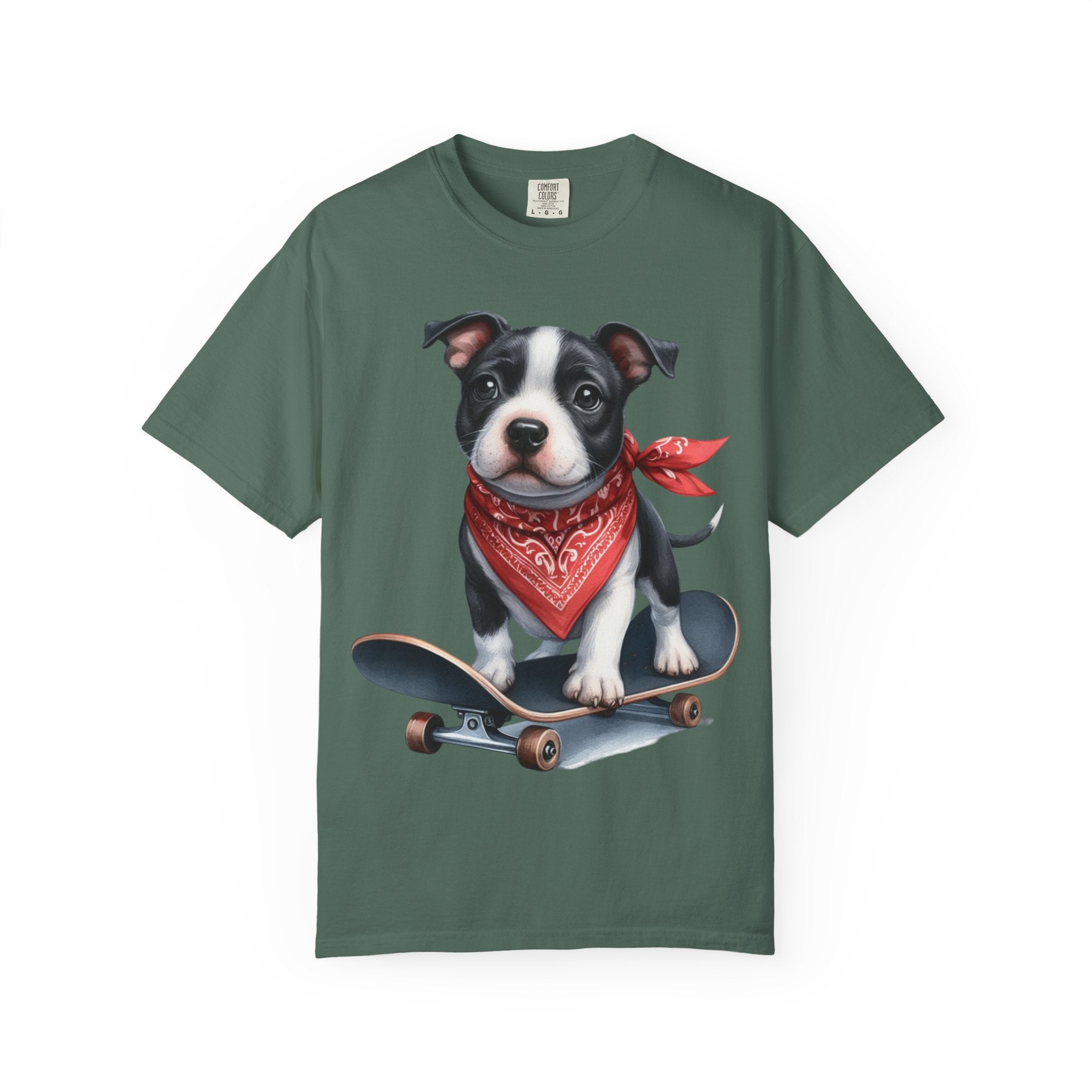 Skater Pup Graphic Tee – Unisex Dog Lover T-Shirt