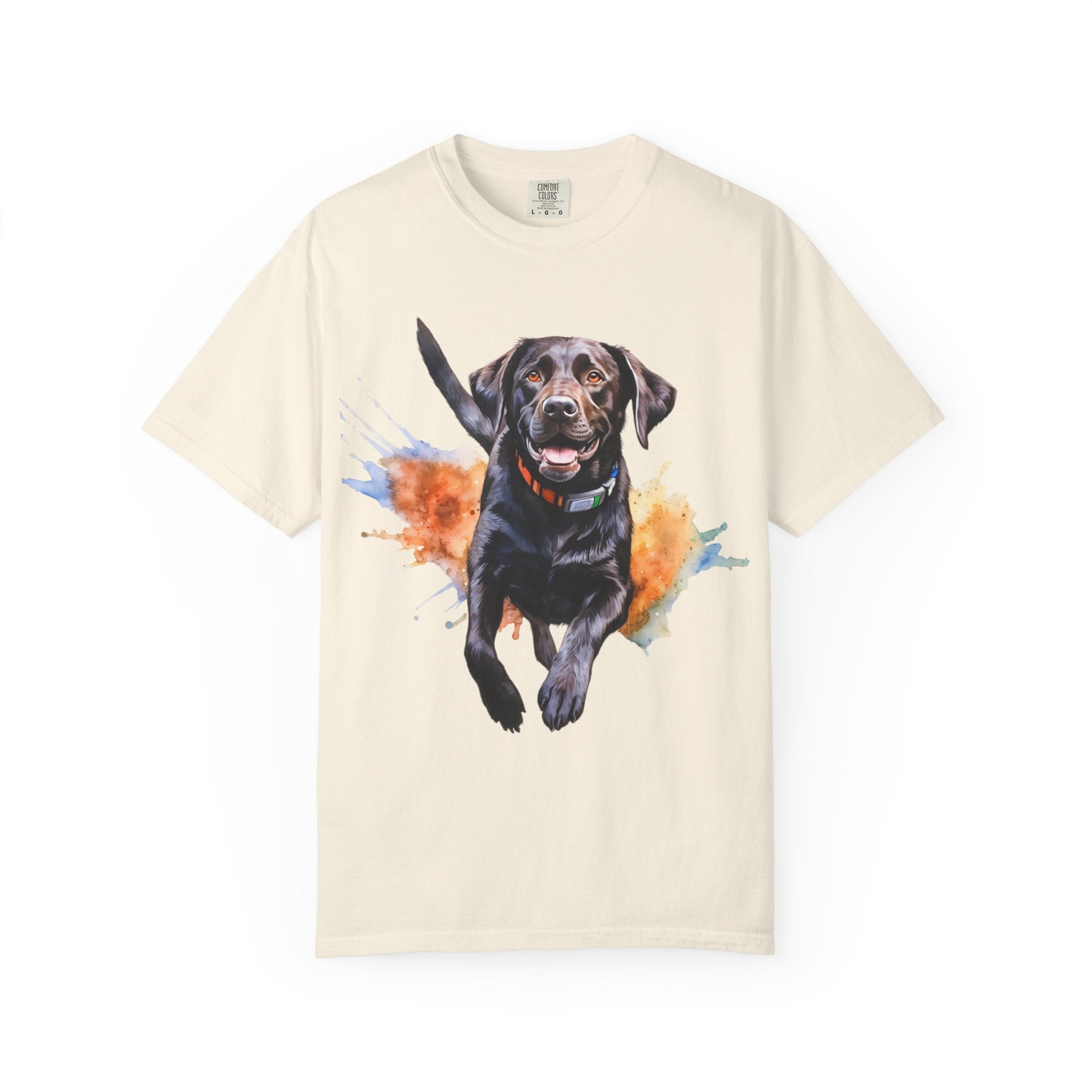 Happy Run Labrador Tee – Unisex Dog Lover Graphic T-Shirt
