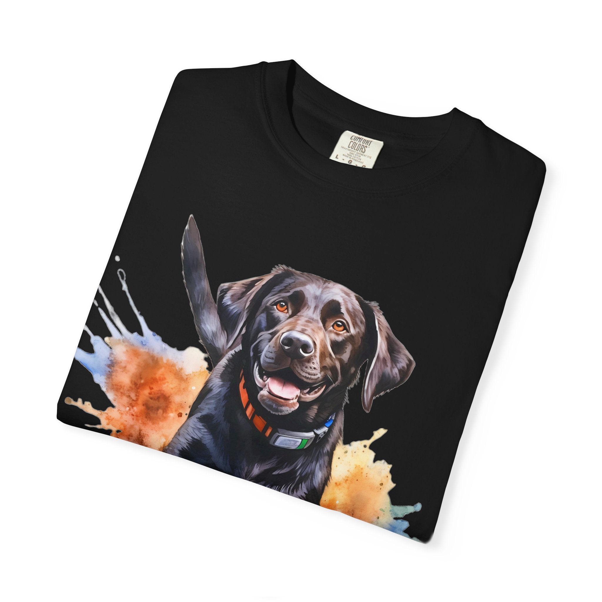 Happy Run Labrador Tee – Unisex Dog Lover Graphic T-Shirt