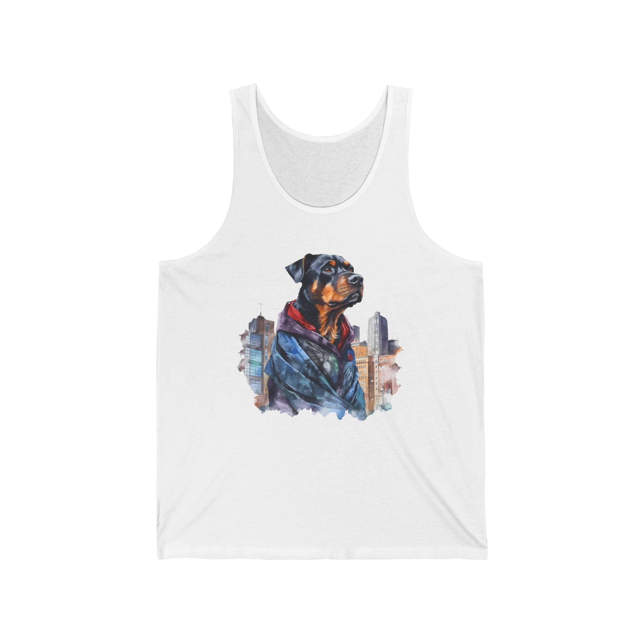 45 Tank - Urban Rottweiler Guardian | Rottweiler City Tank Top
