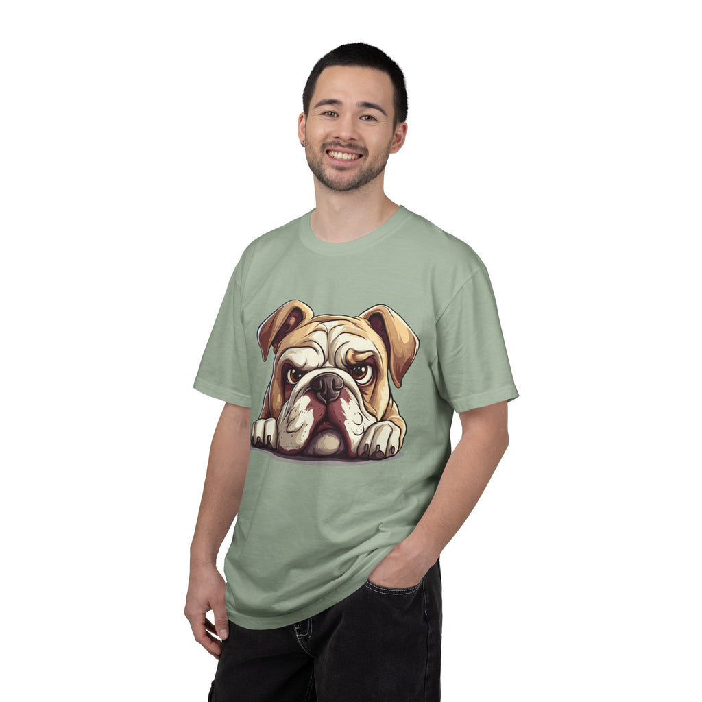 40 Tee - Grumpy Pup Portrait Tee – Unisex Dog Lover Graphic T-Shirt