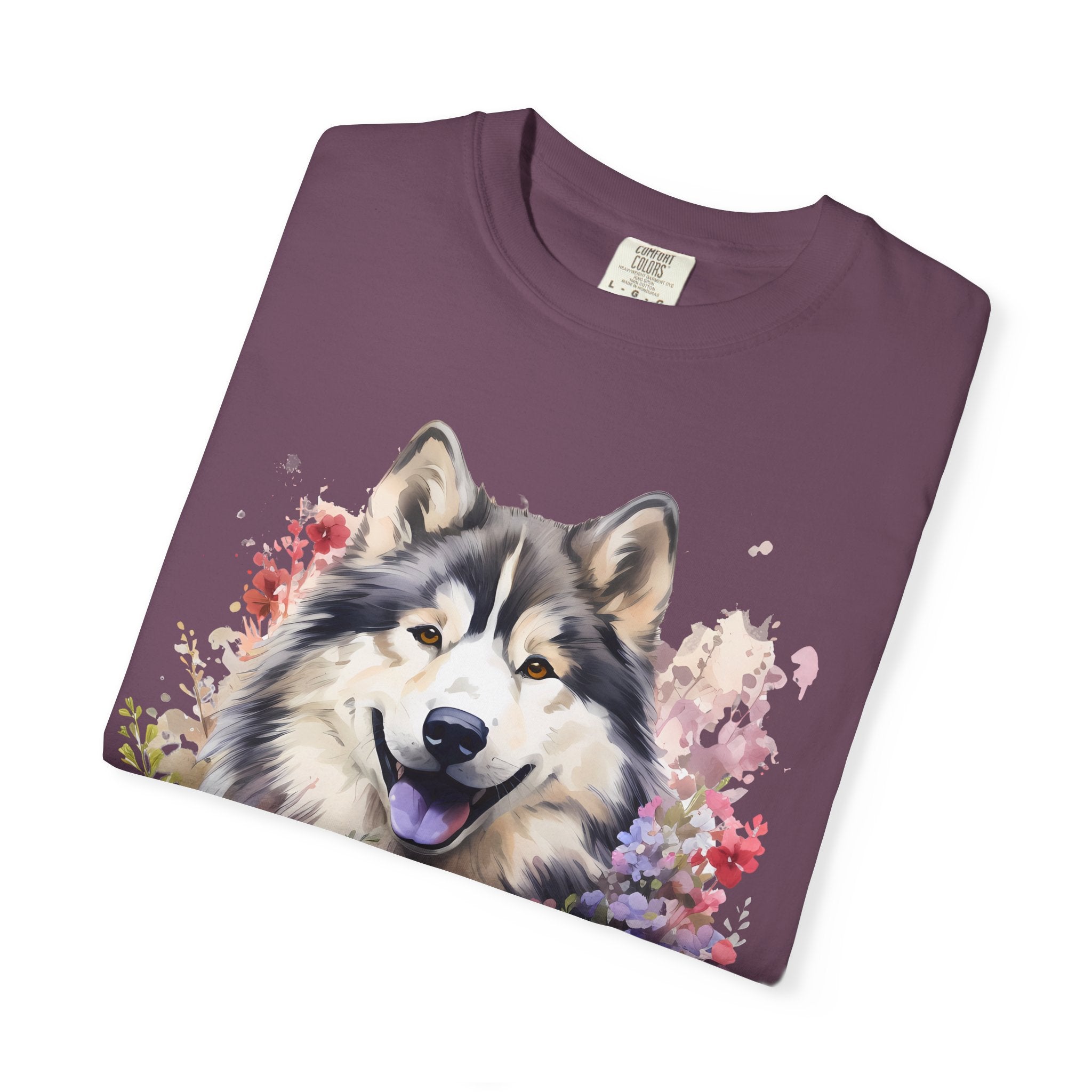 Blooming Loyalty Dog Tee – Unisex Dog Lover Graphic T-Shirt