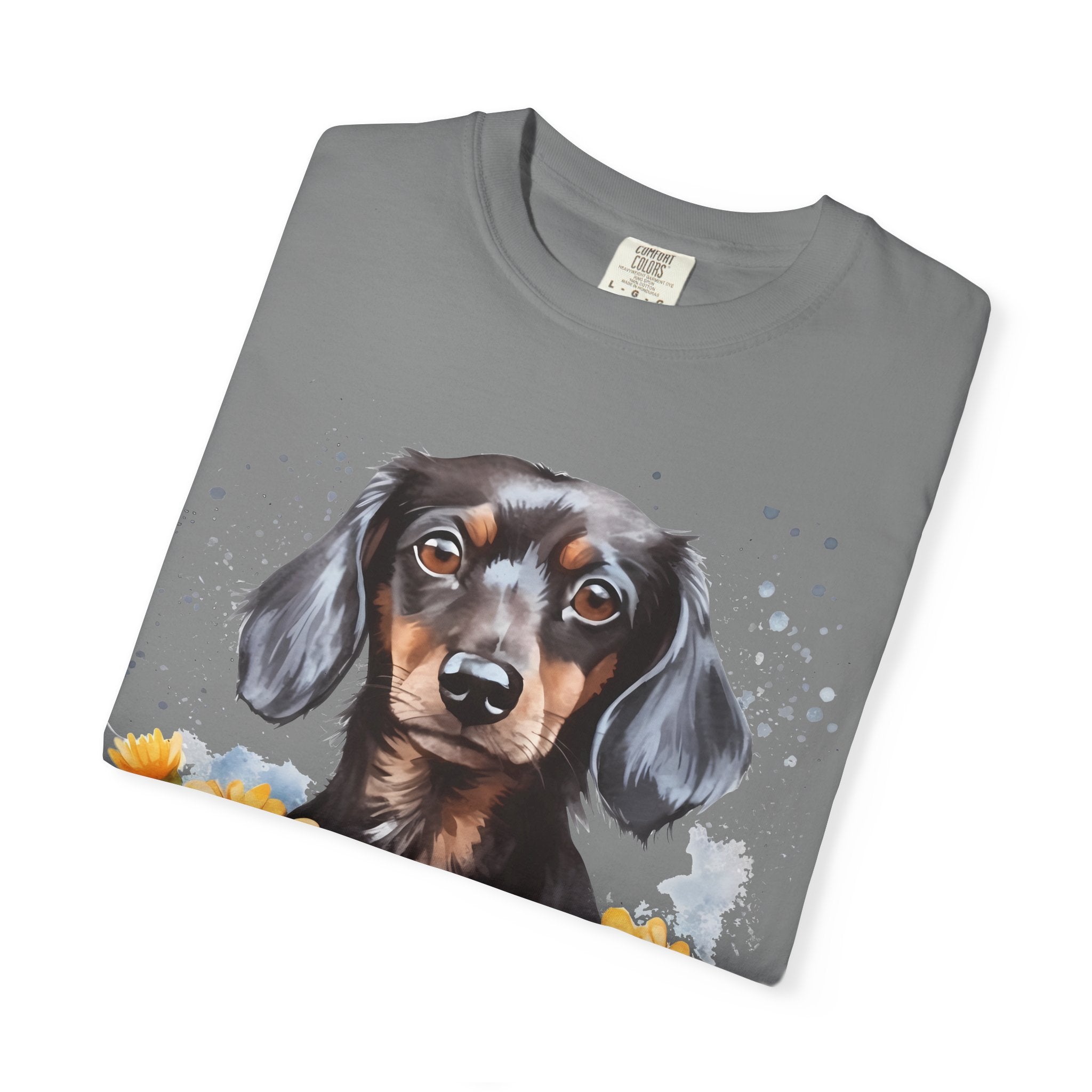 Petals & Paws Tee – Unisex Dog Lover Graphic T-Shirt