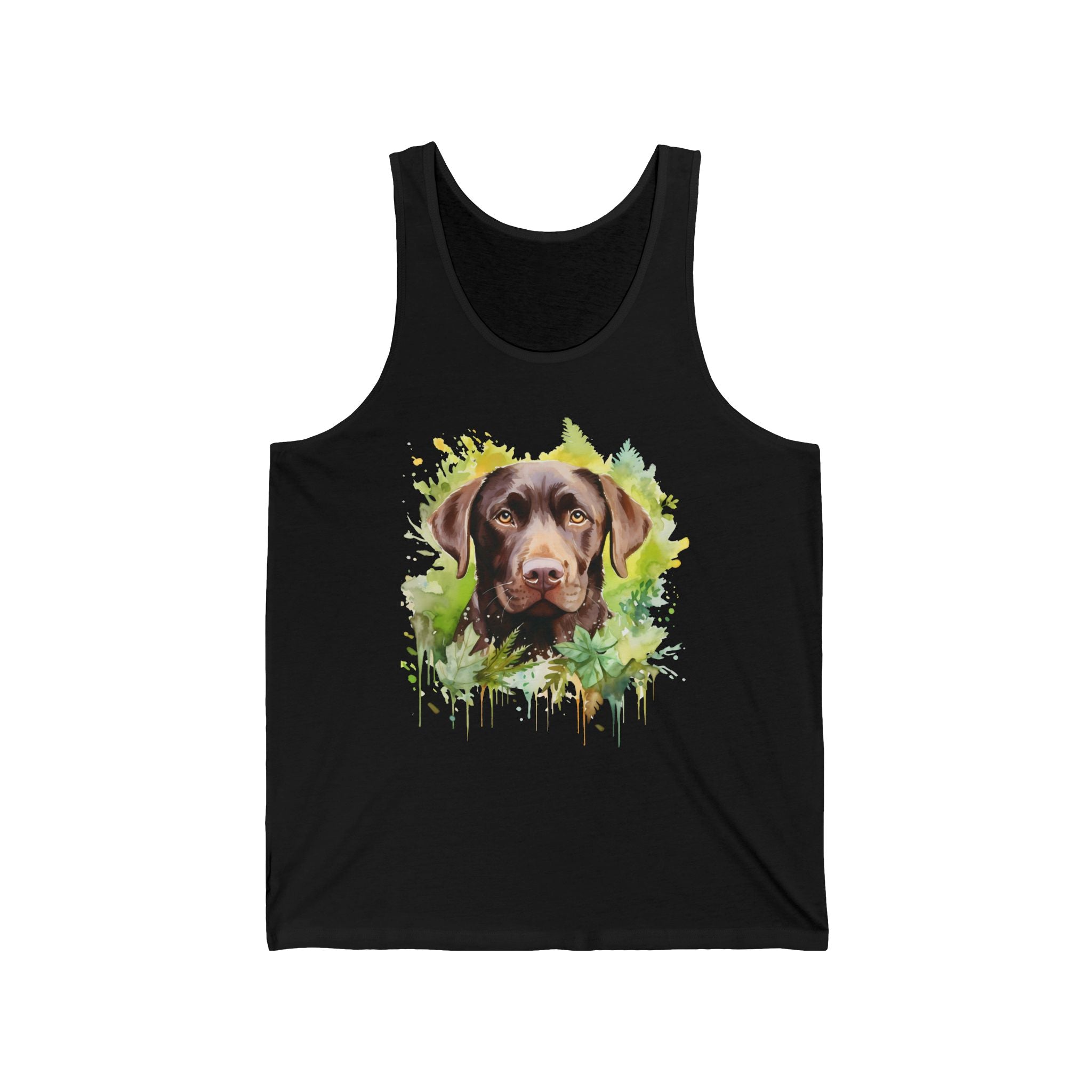 20 Tank - Chocolate Labrador Watercolor | Artistic Lab Dog Tank Top