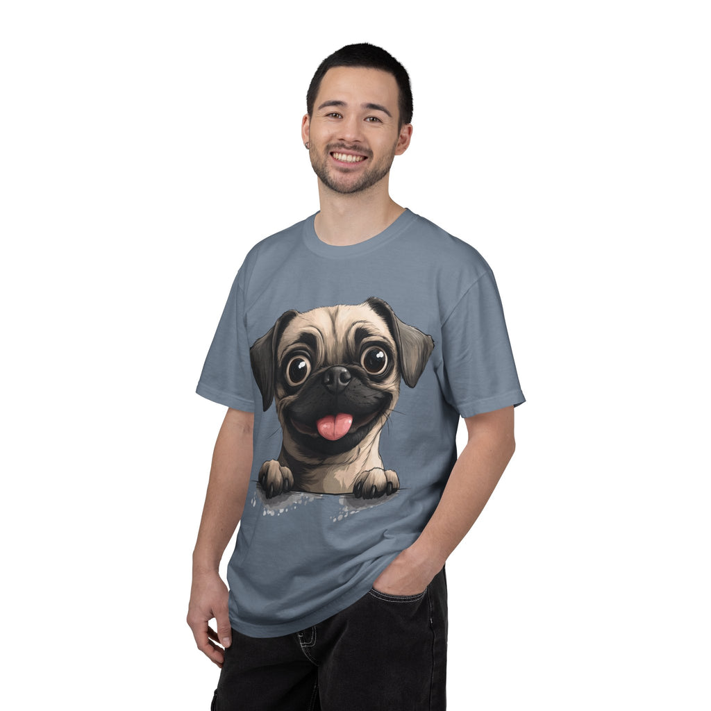 Happy Pup Portrait Tee – Unisex Dog Lover Graphic T-Shirt