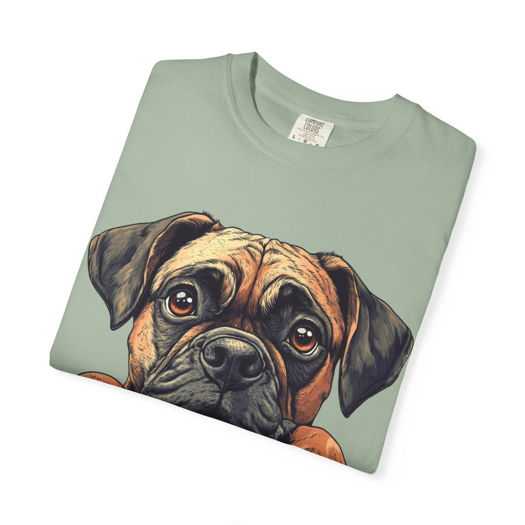 Curious Pup Portrait Tee – Unisex Dog Lover Graphic T-Shirt