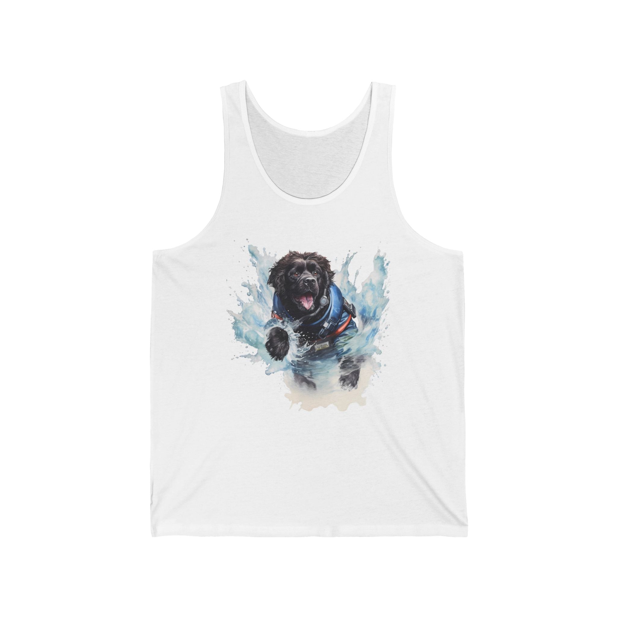 17 Tank - Newfoundland Water Rescue Dog | Lifeguard Newfie Tank Top