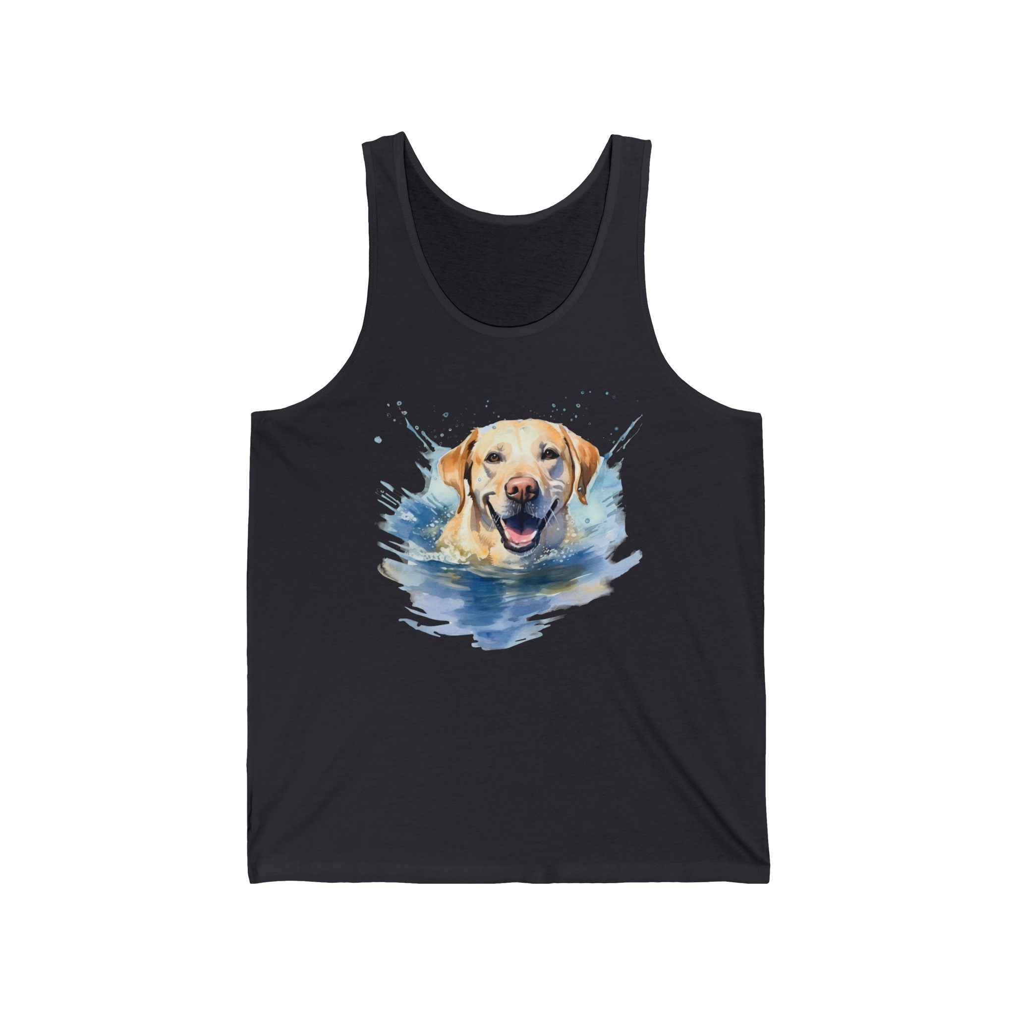 42 Tank - Yellow Labrador Retriever | Water Lover Dog Tank Top
