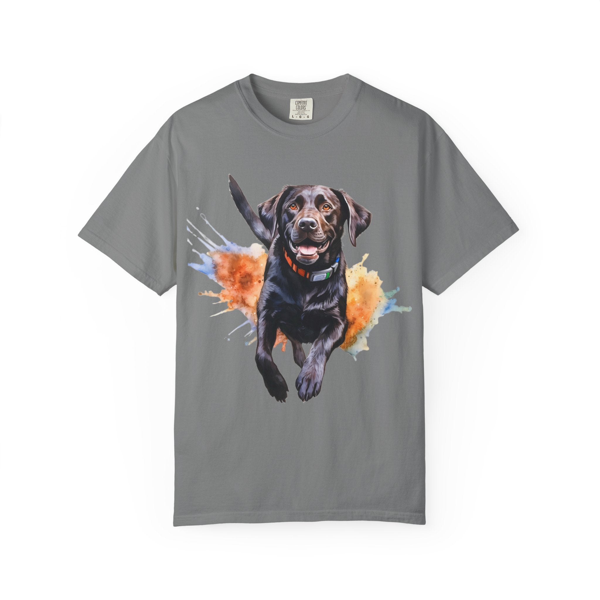 Happy Run Labrador Tee – Unisex Dog Lover Graphic T-Shirt