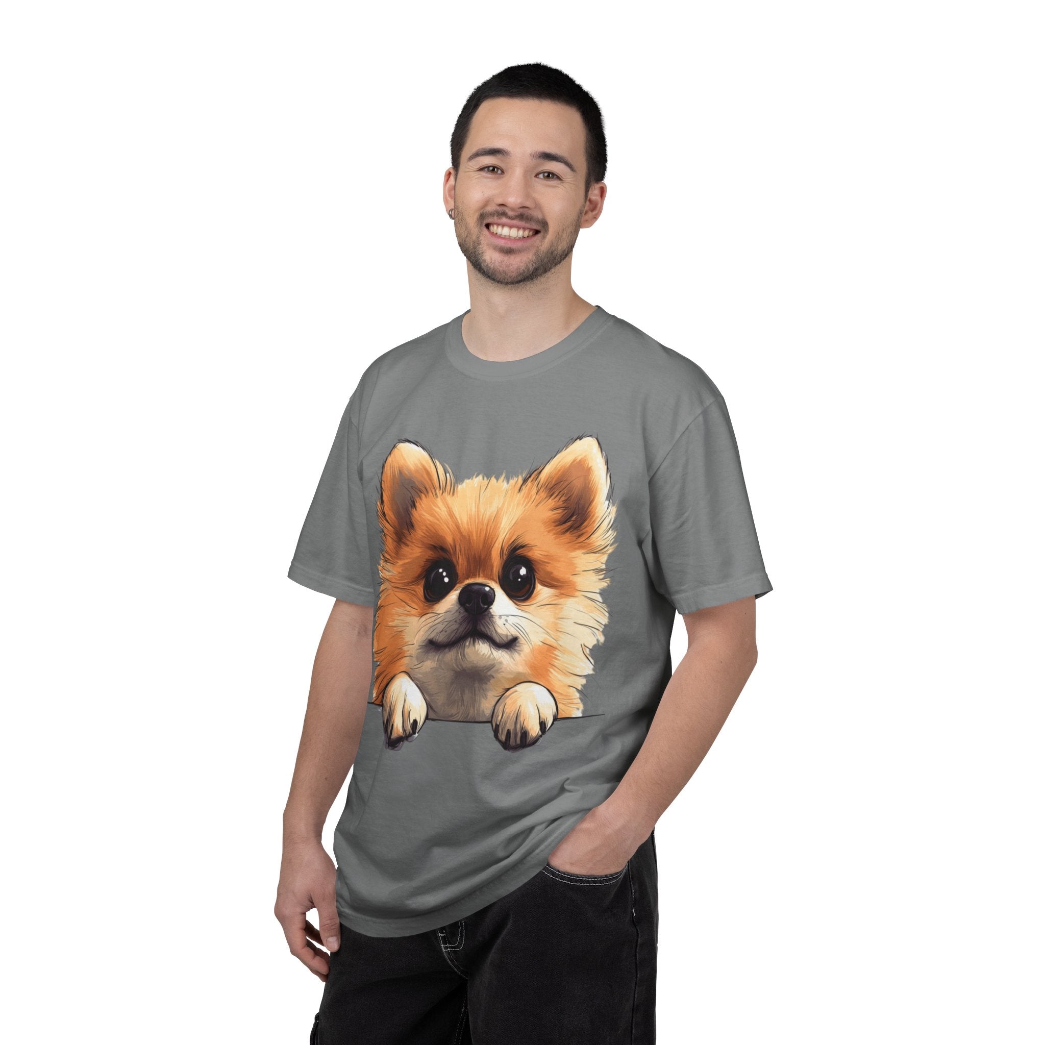 34 Tee - Soft Eyes Dog Portrait Tee – Unisex Dog Lover Graphic T-Shirt