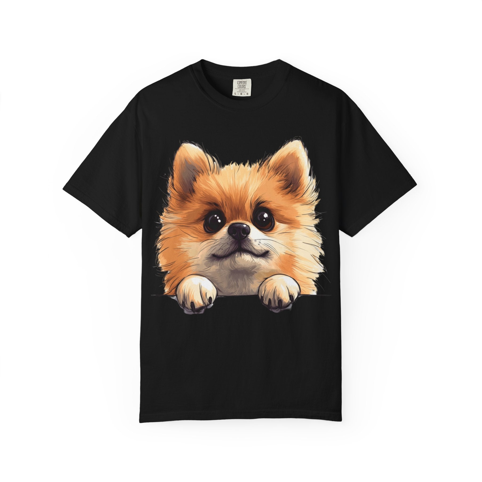 Soft Eyes Dog Portrait Tee – Unisex Dog Lover Graphic T-Shirt