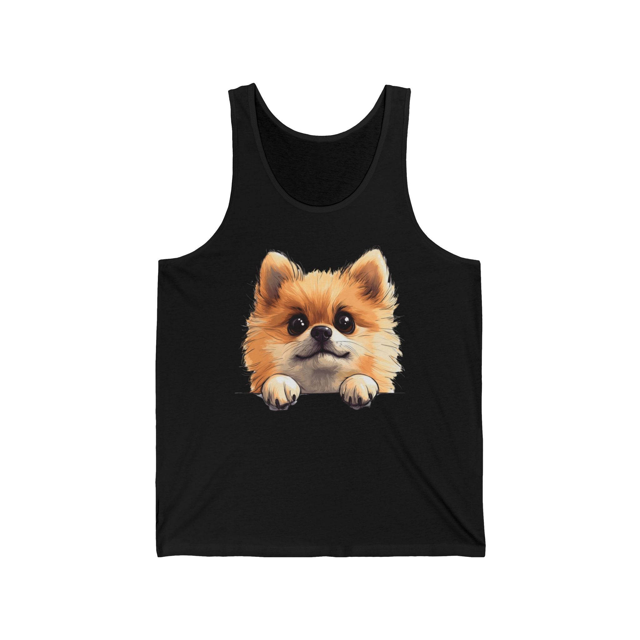 34 Tank - Pomeranian Peek | Wildsyde Dog Tank Top