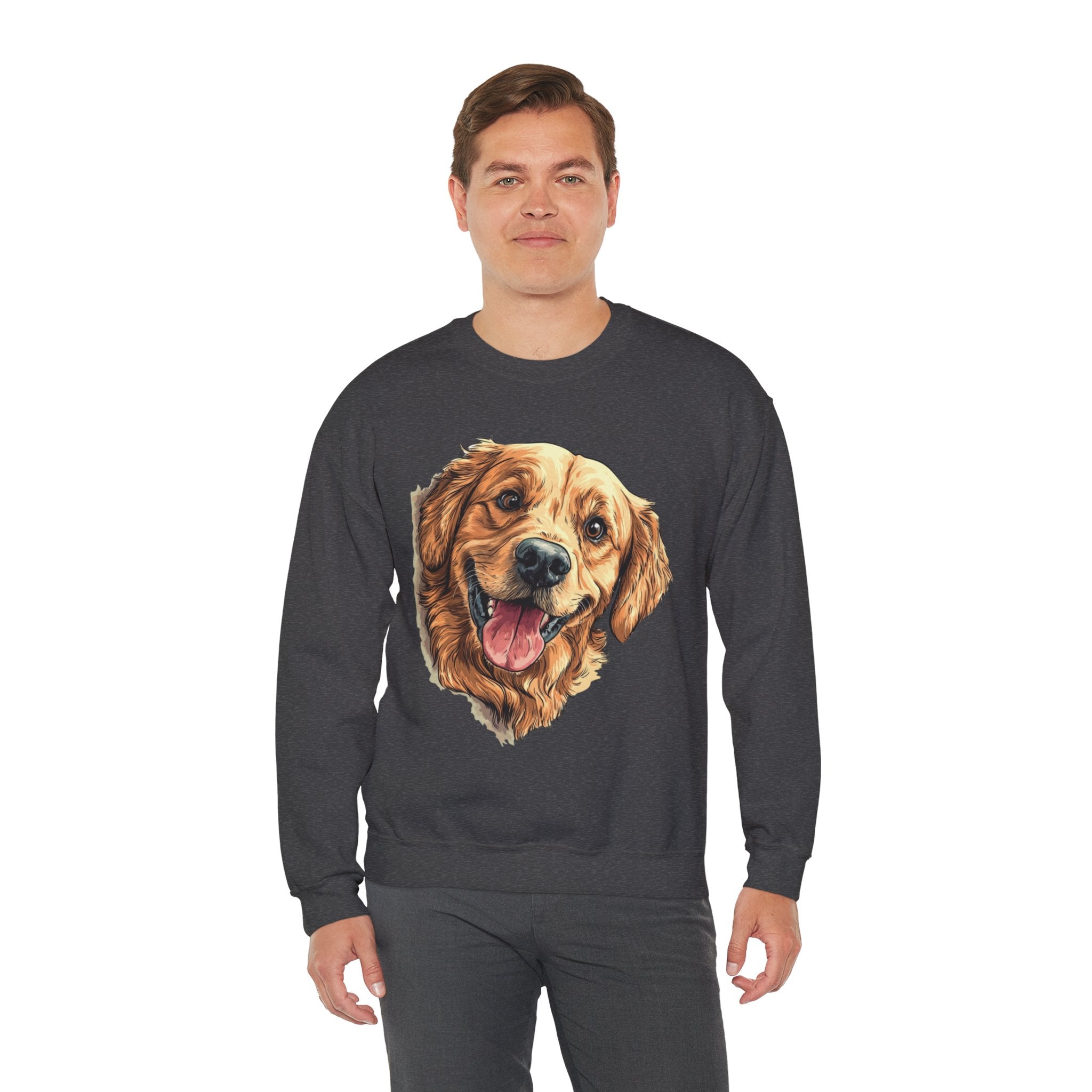 22 Sweatshirt - Happy Golden Retriever Portrait T-Shirt