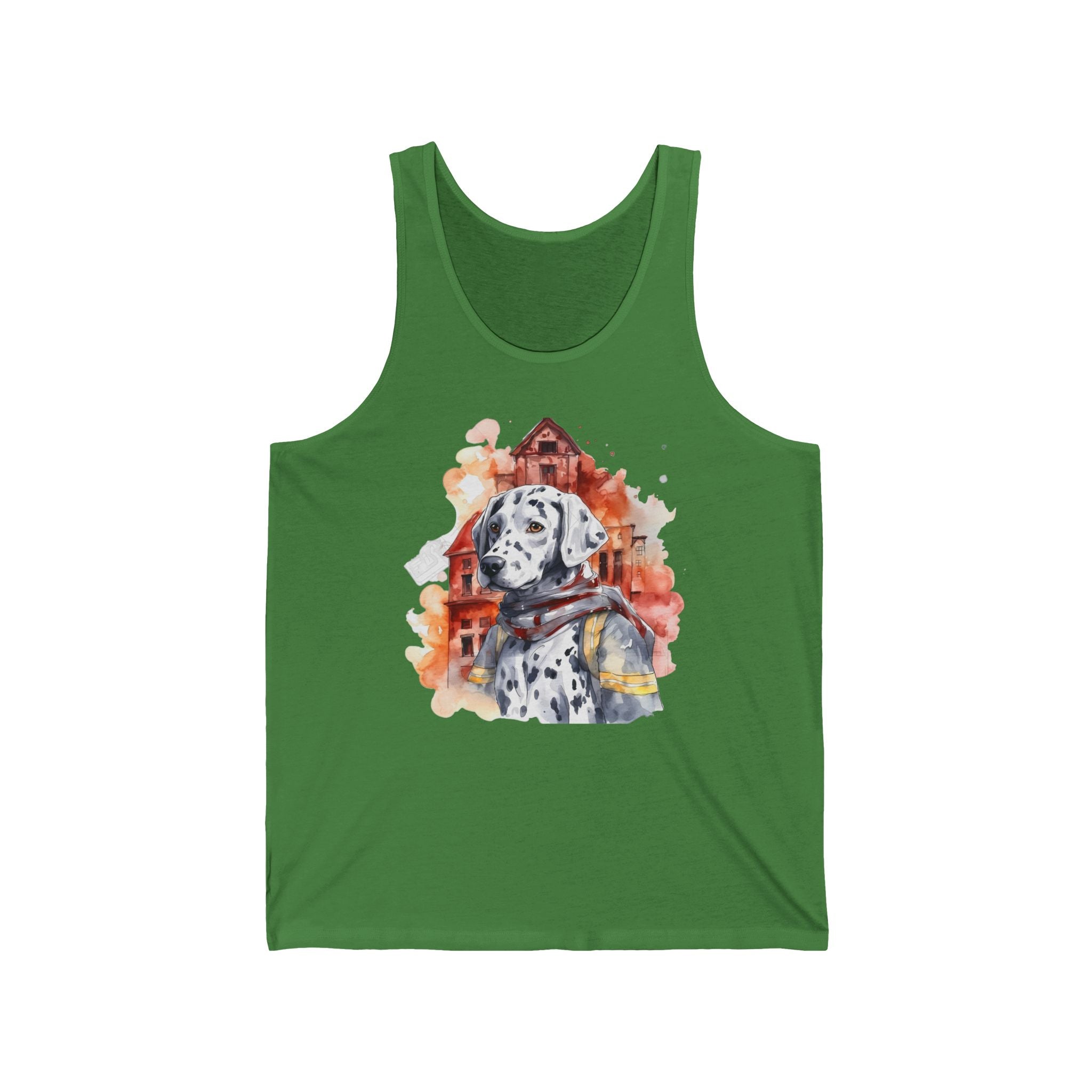 36 Tank - Hero Dalmatian Fire Dog | Wildsyde Dog Tank Top