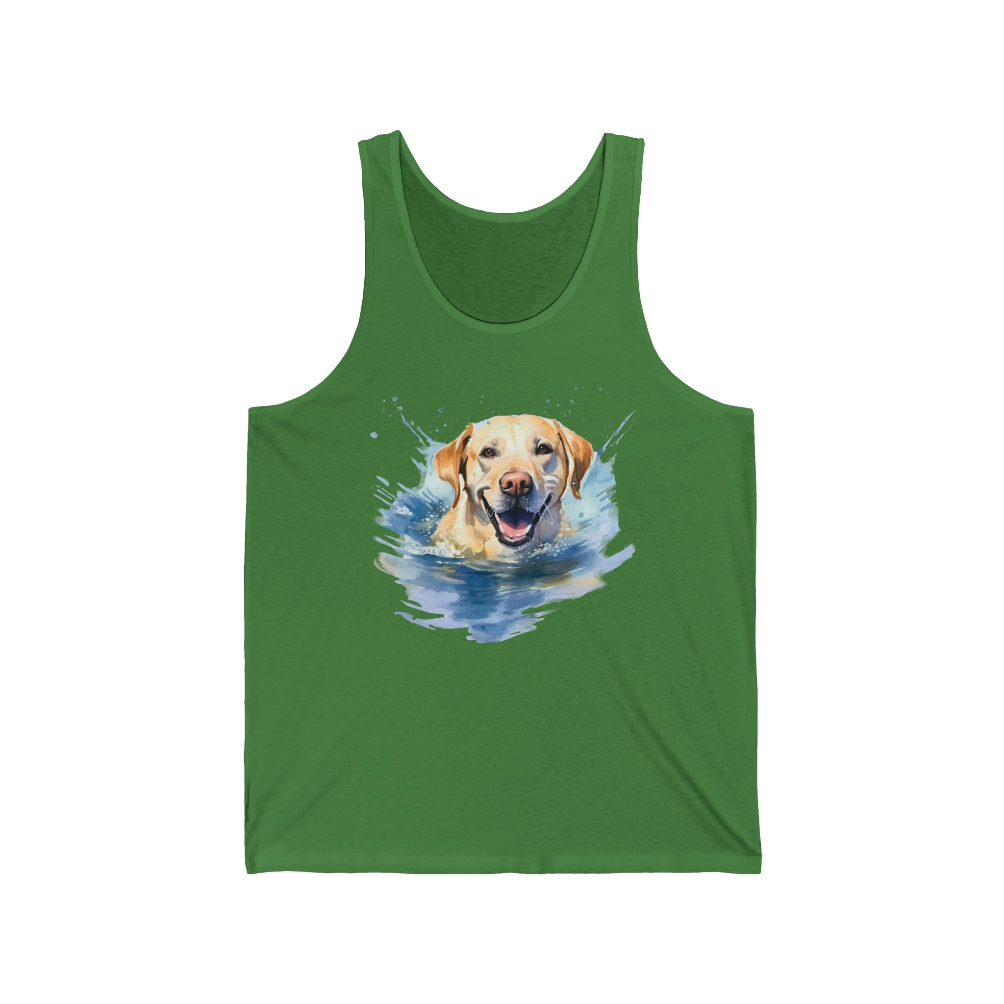 42 Tank - Yellow Labrador Retriever | Water Lover Dog Tank Top