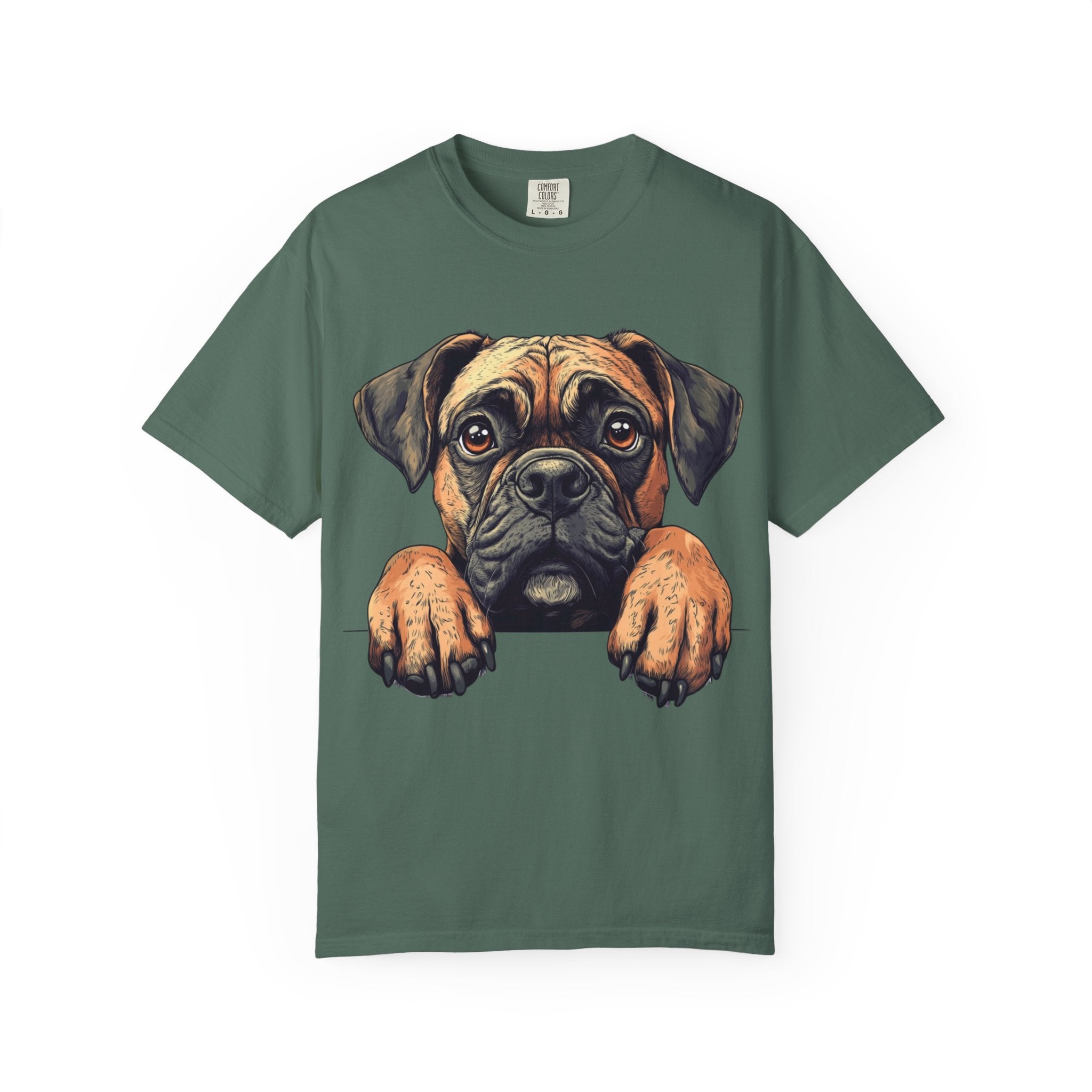 Curious Pup Portrait Tee – Unisex Dog Lover Graphic T-Shirt