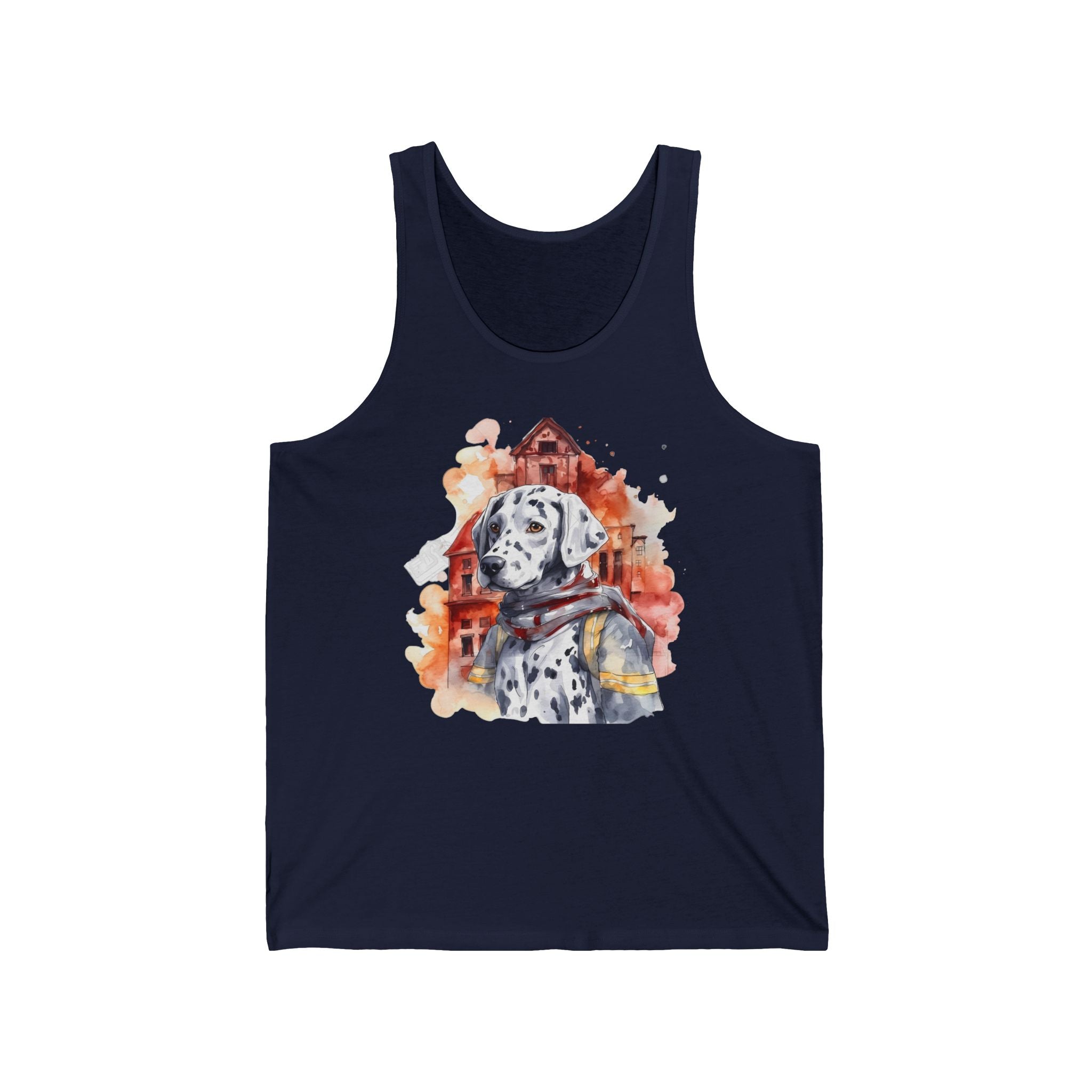36 Tank - Hero Dalmatian Fire Dog | Wildsyde Dog Tank Top