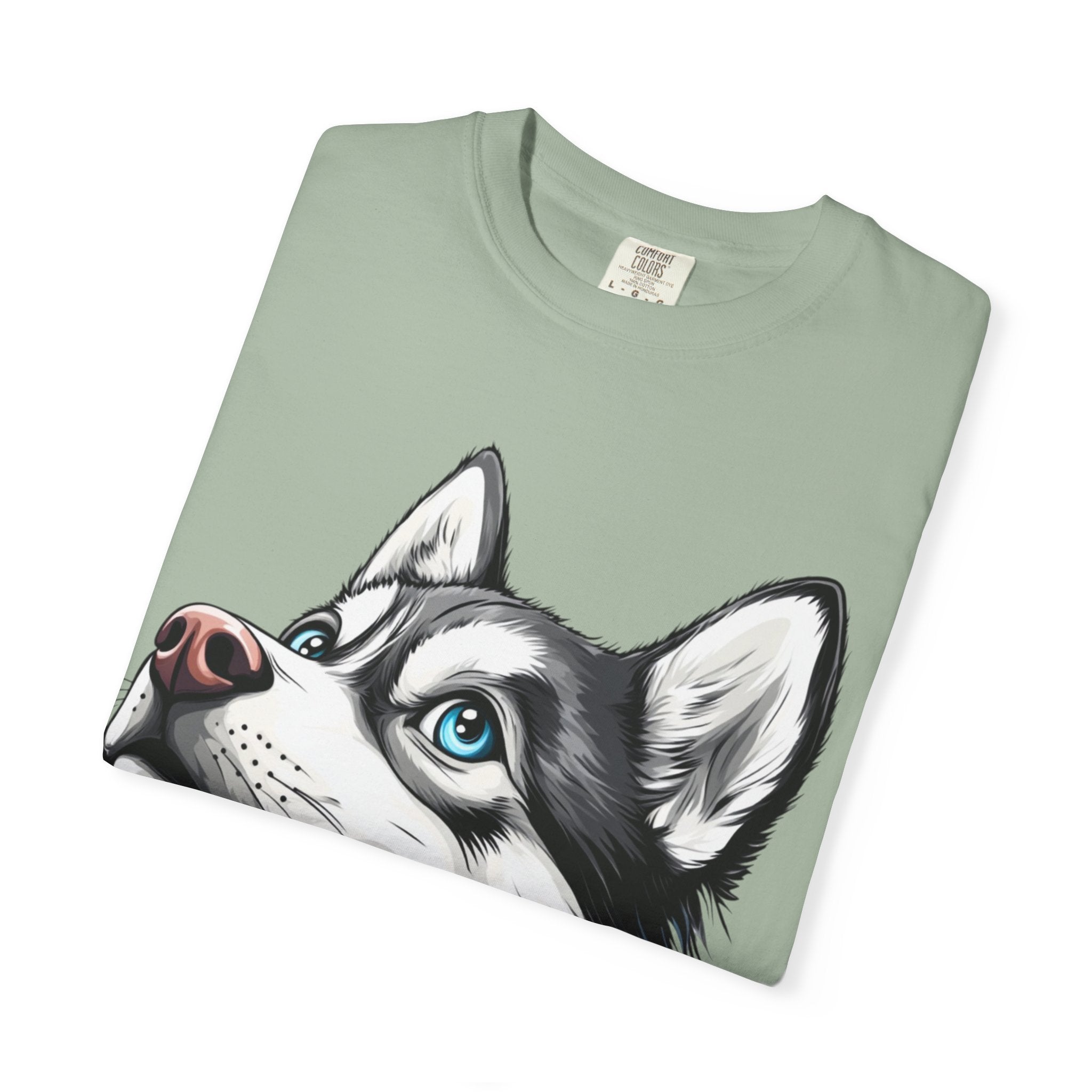 27 Tee - Arctic Gaze Husky Portrait Tee – Unisex Dog Lover Graphic T-Shirt