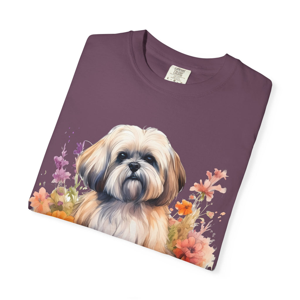 37 Tee - Soft Blooms Dog Tee – Unisex Dog Lover Graphic T-Shirt