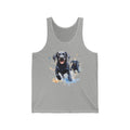 2 Tank - Black Labrador & Puppy | Lab Family Dog Tank Top