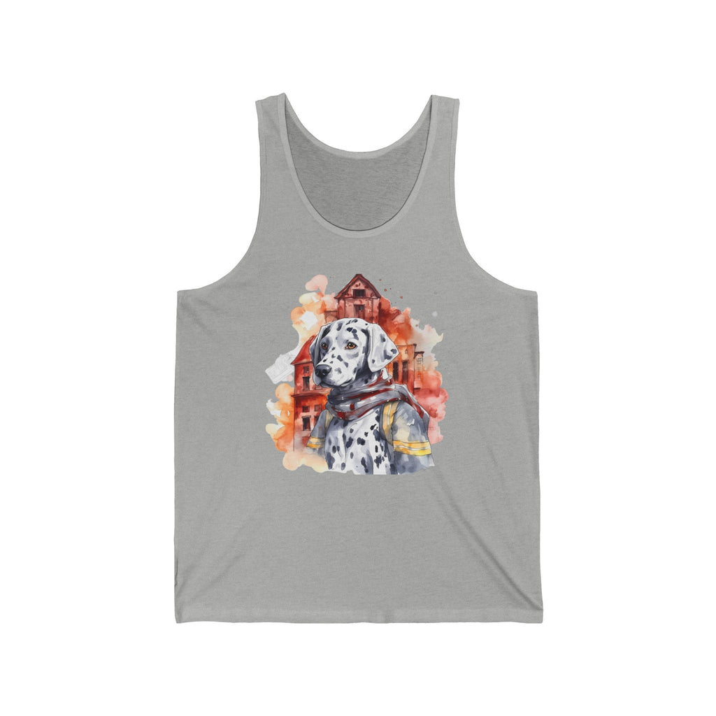 36 Tank - Hero Dalmatian Fire Dog | Wildsyde Dog Tank Top
