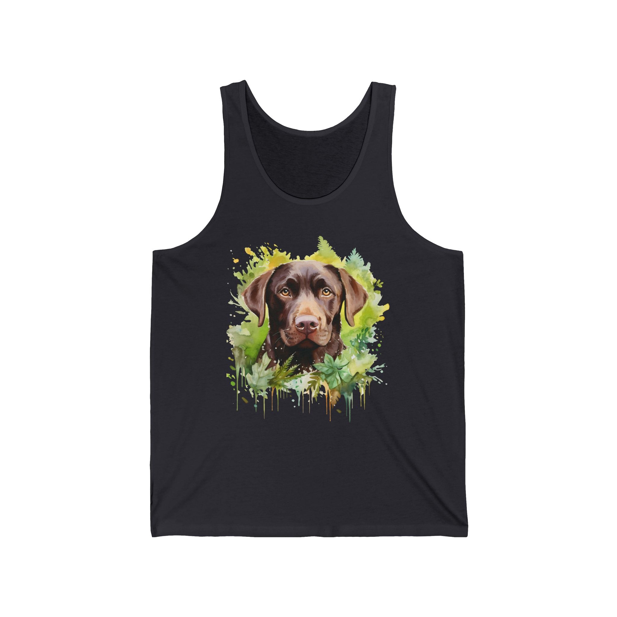 20 Tank - Chocolate Labrador Watercolor | Artistic Lab Dog Tank Top