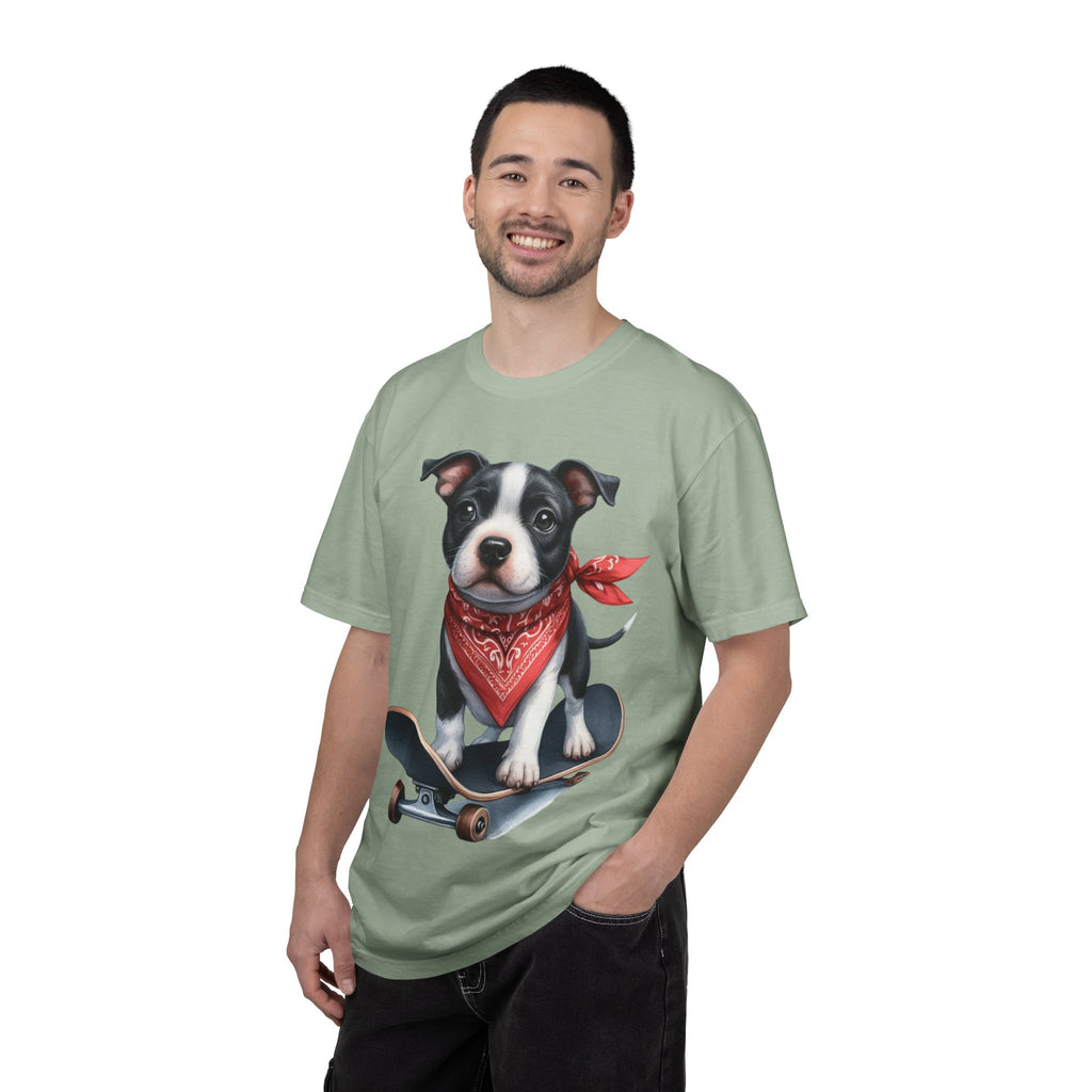 33 Tee - Skater Pup Graphic Tee – Unisex Dog Lover T-Shirt