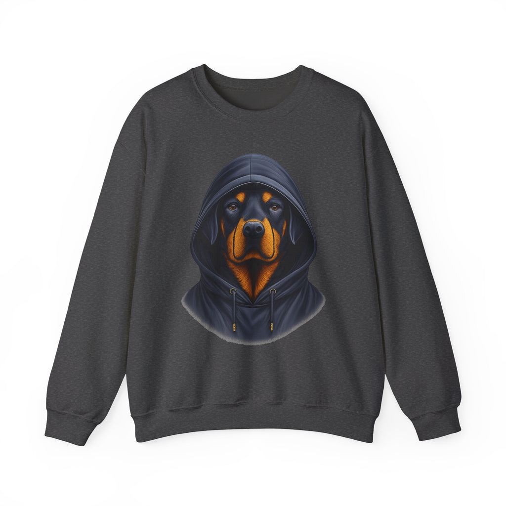 39 Sweatshirt -Rottweiler Hoodie Sweatshirt | Strong Dog Crewneck | Rottweiler Graphic Sweatshirt | Guard Dog Apparel | Wildsyde Apparel