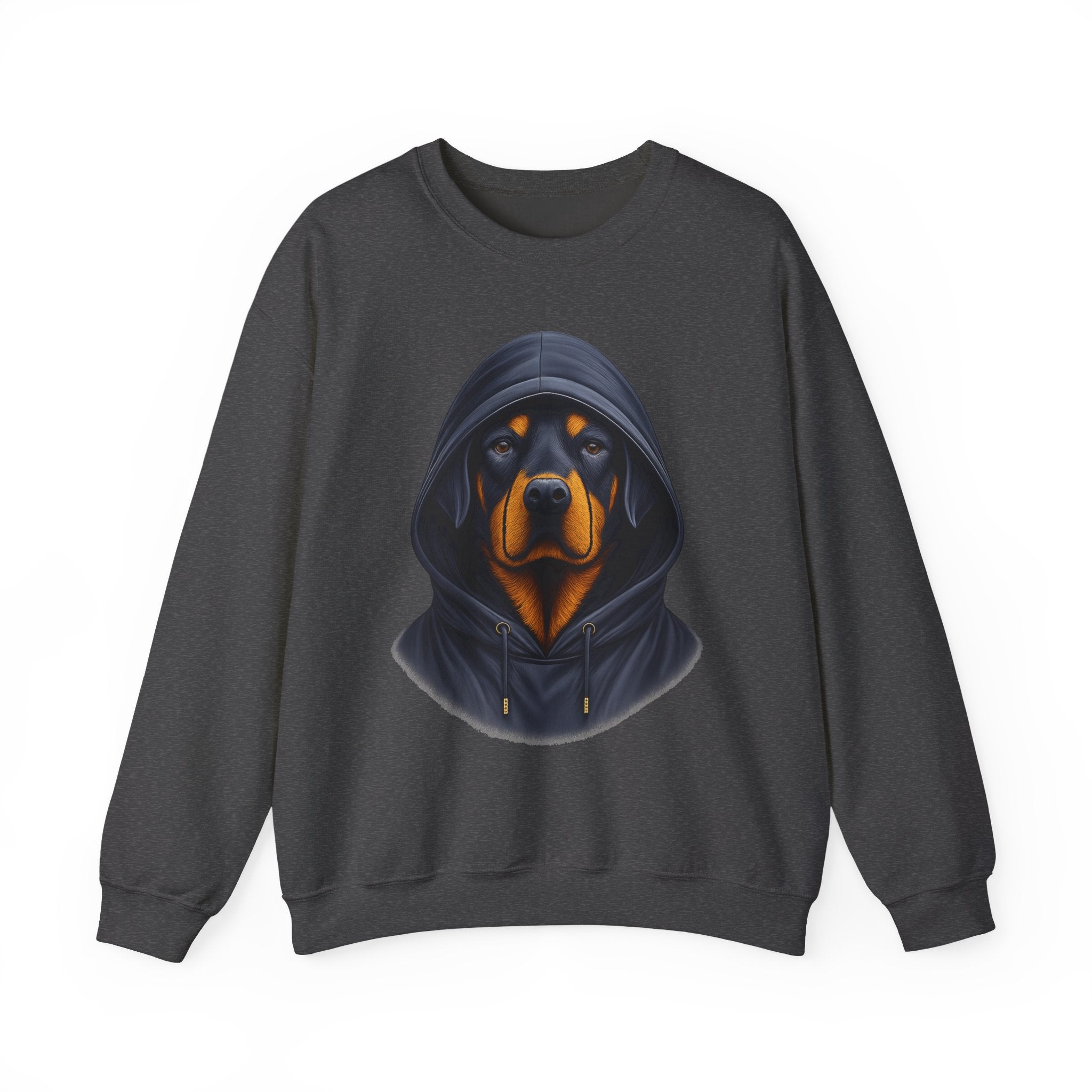 39 Sweatshirt -Rottweiler Hoodie Sweatshirt | Strong Dog Crewneck | Rottweiler Graphic Sweatshirt | Guard Dog Apparel | Wildsyde Apparel