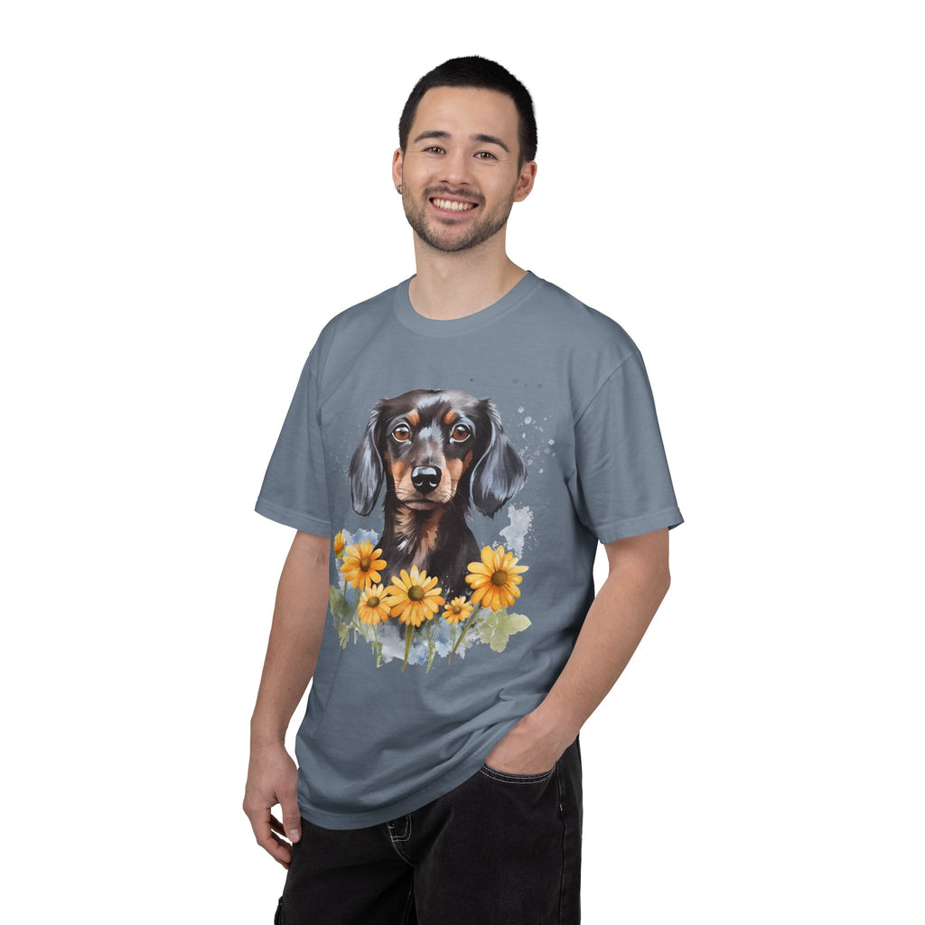 Petals & Paws Tee – Unisex Dog Lover Graphic T-Shirt